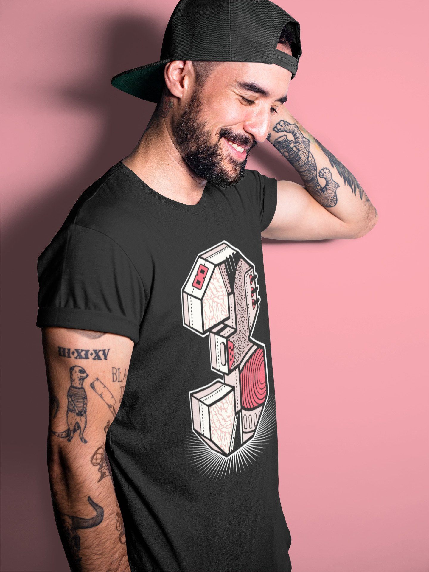 Three Statue Unisex Tops - Air Jordan 3 Rust Pink