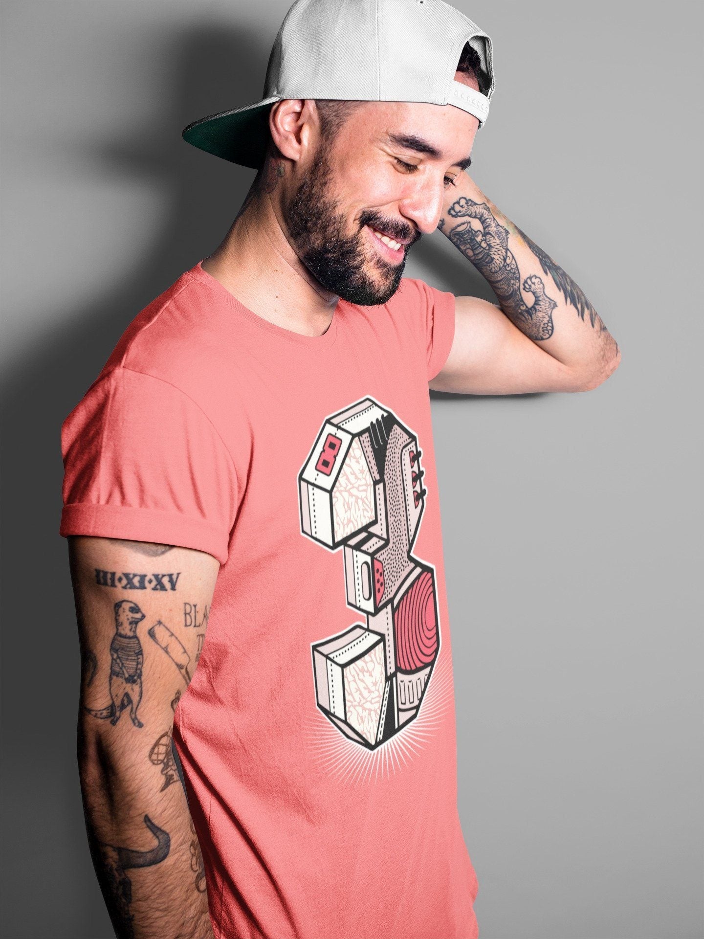 Three Statue Unisex Tops - Air Jordan 3 Rust Pink