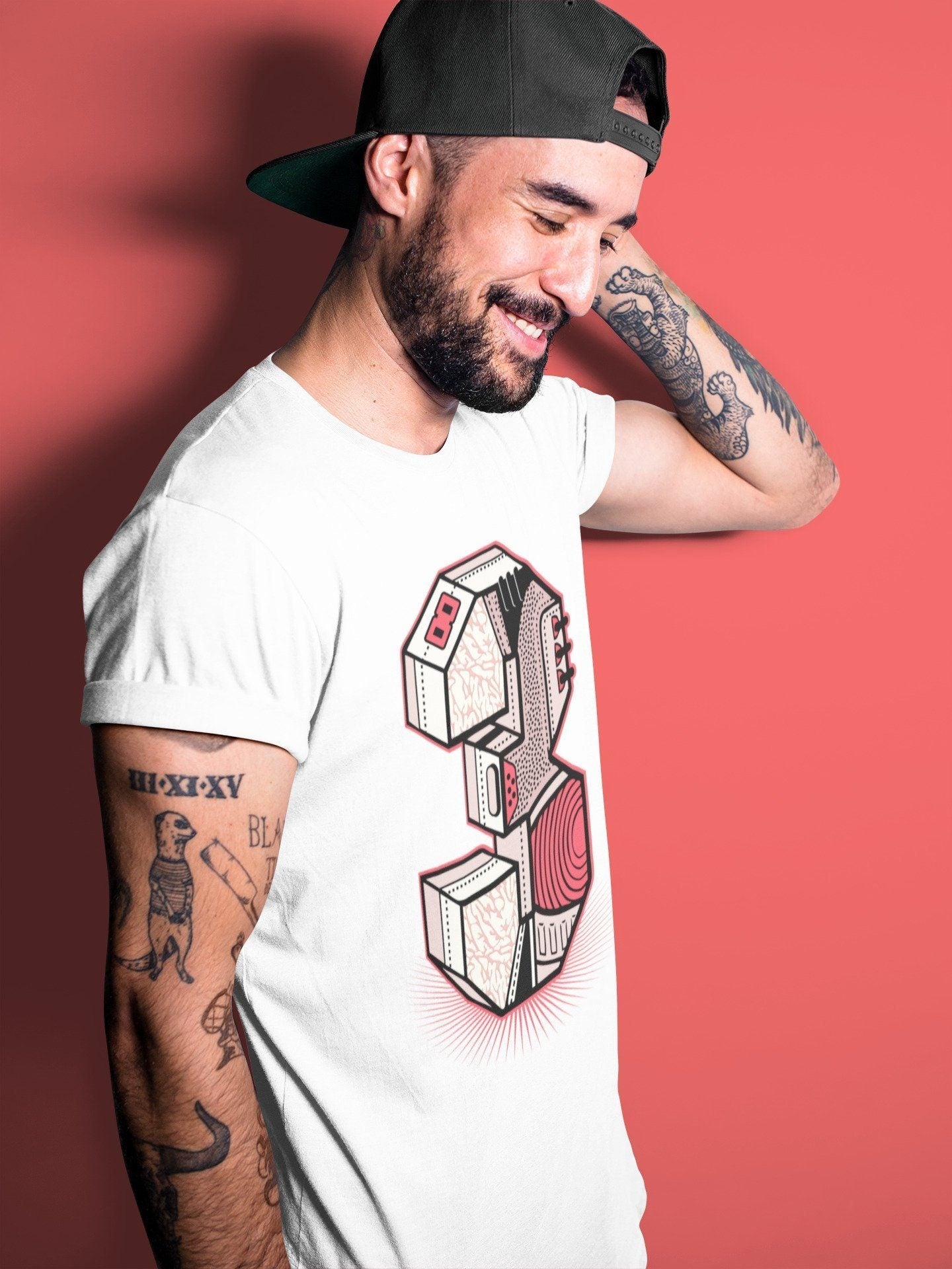 Three Statue Unisex Tops - Air Jordan 3 Rust Pink