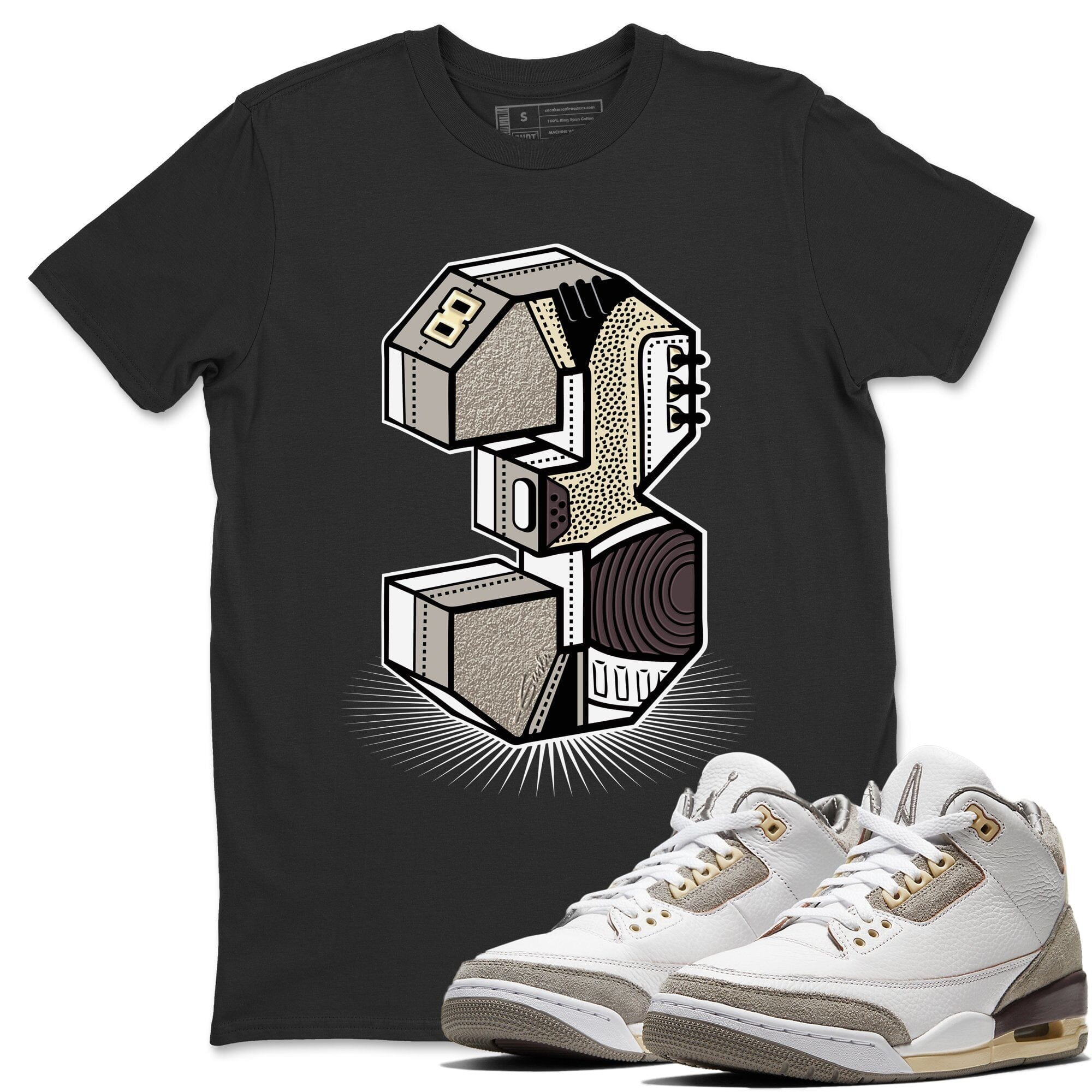 Three Statue Unisex Tops - Air Jordan 3 A Ma Maniere