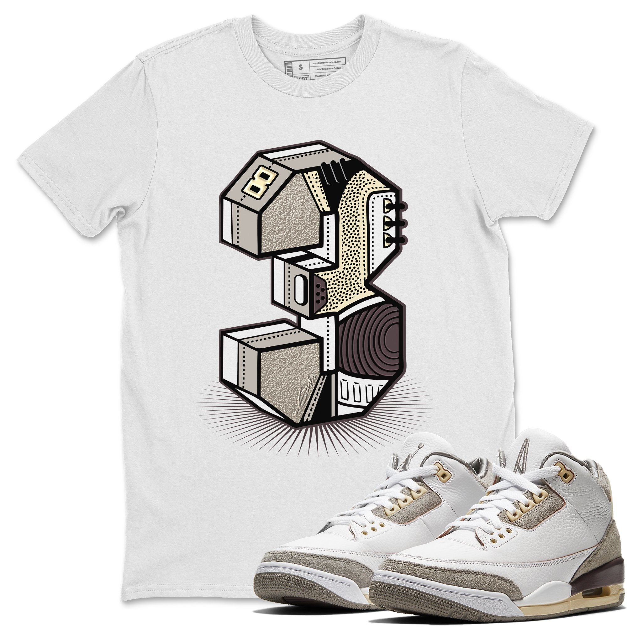 Three Statue Unisex Tops - Air Jordan 3 A Ma Maniere