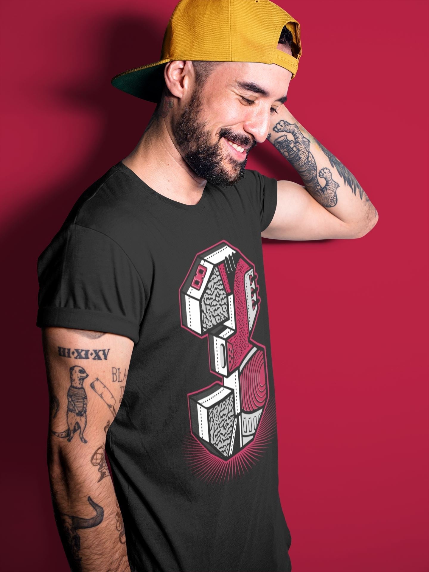 Three Statue Unisex Tops - Air Jordan 3 Cardinal