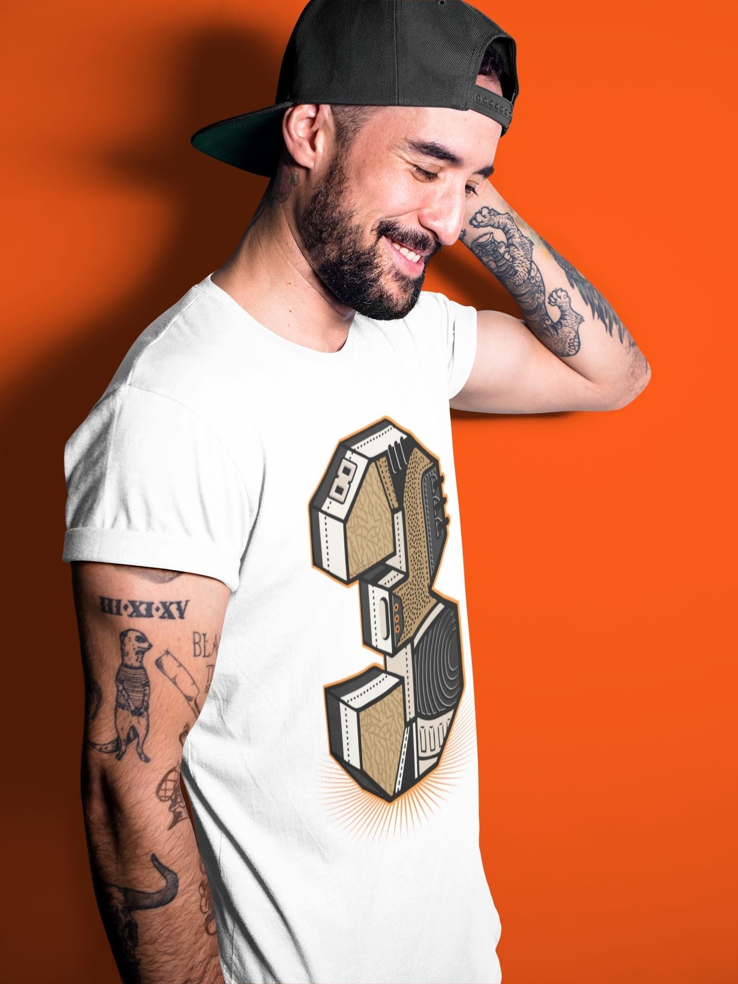 Three Statue Unisex Tops - Air Jordan 3 Desert Elephant