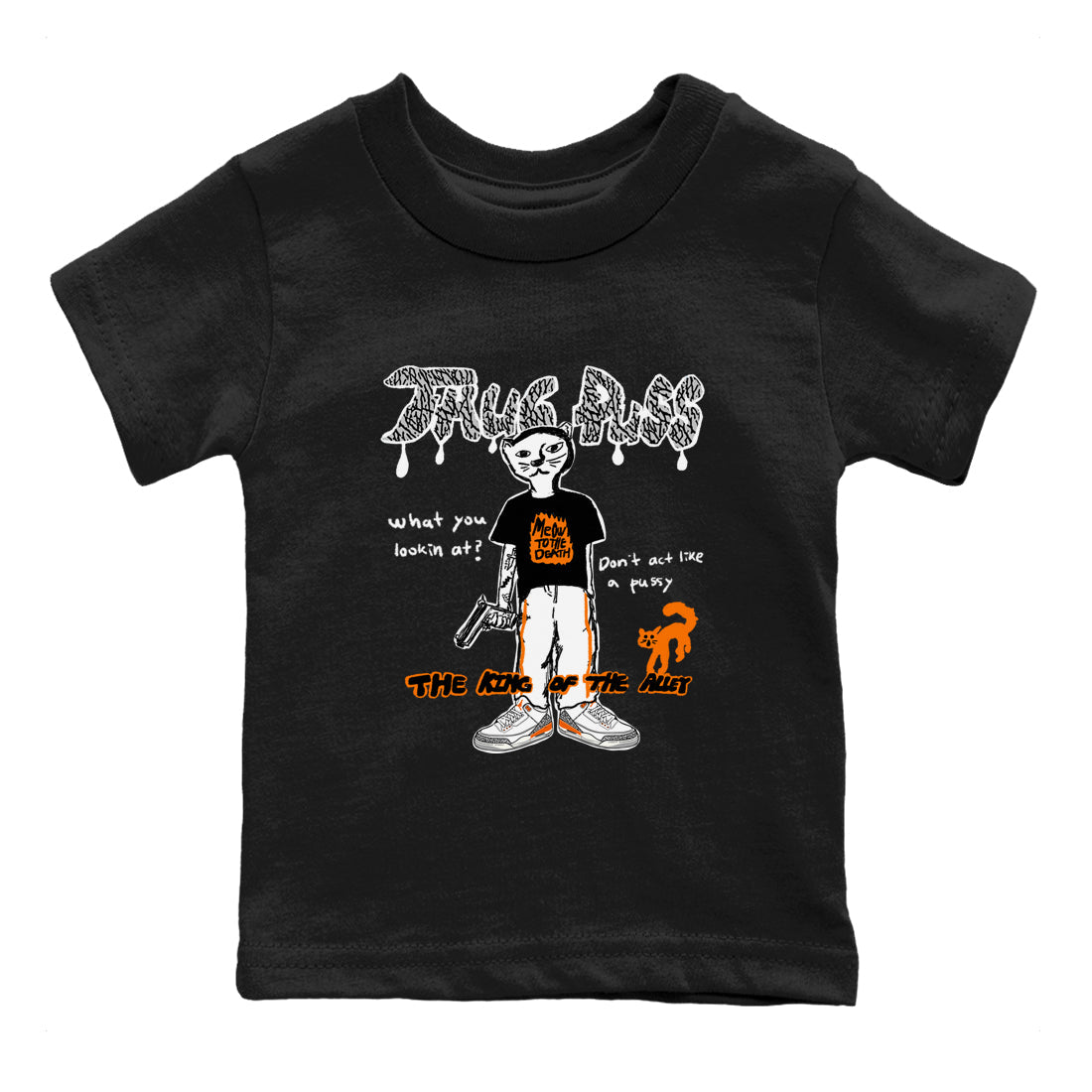 Thug Puss snkmatch Tees Kids - Air Jordan 3 Georgia Peach