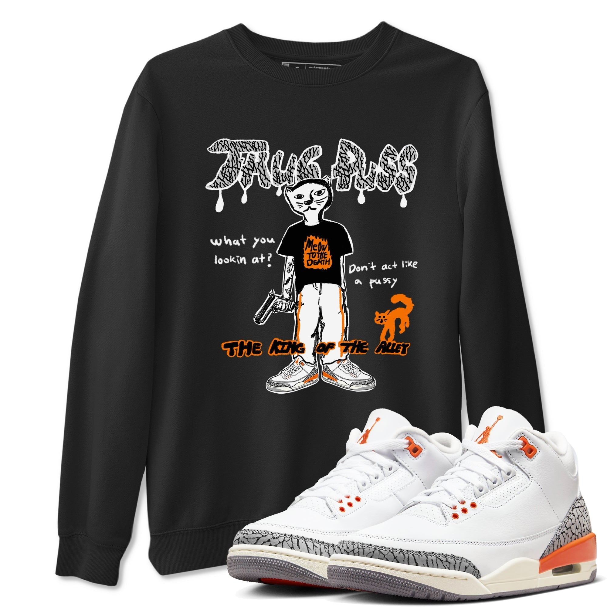 Thug Puss snkmatch Tees - Air Jordan 3 Georgia Peach