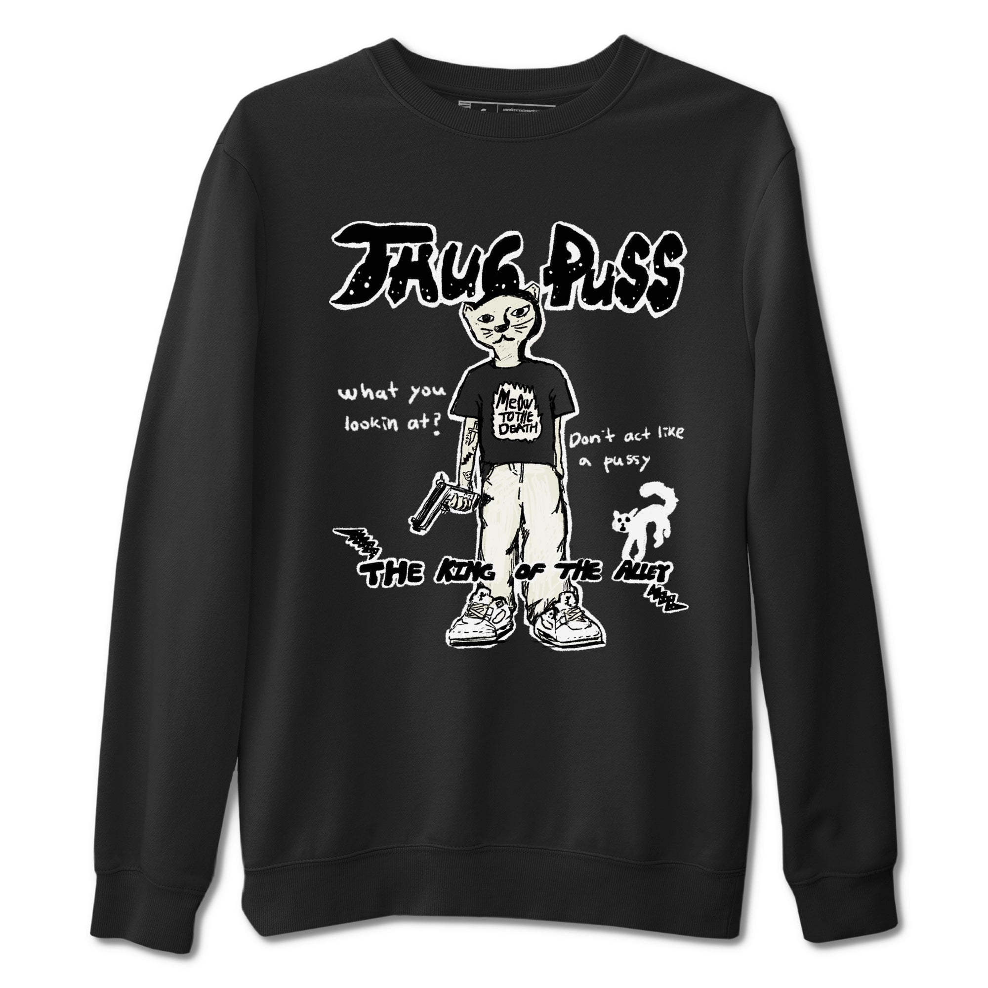 Thug Puss snkmatch Tees - Air Jordan 5 Sail