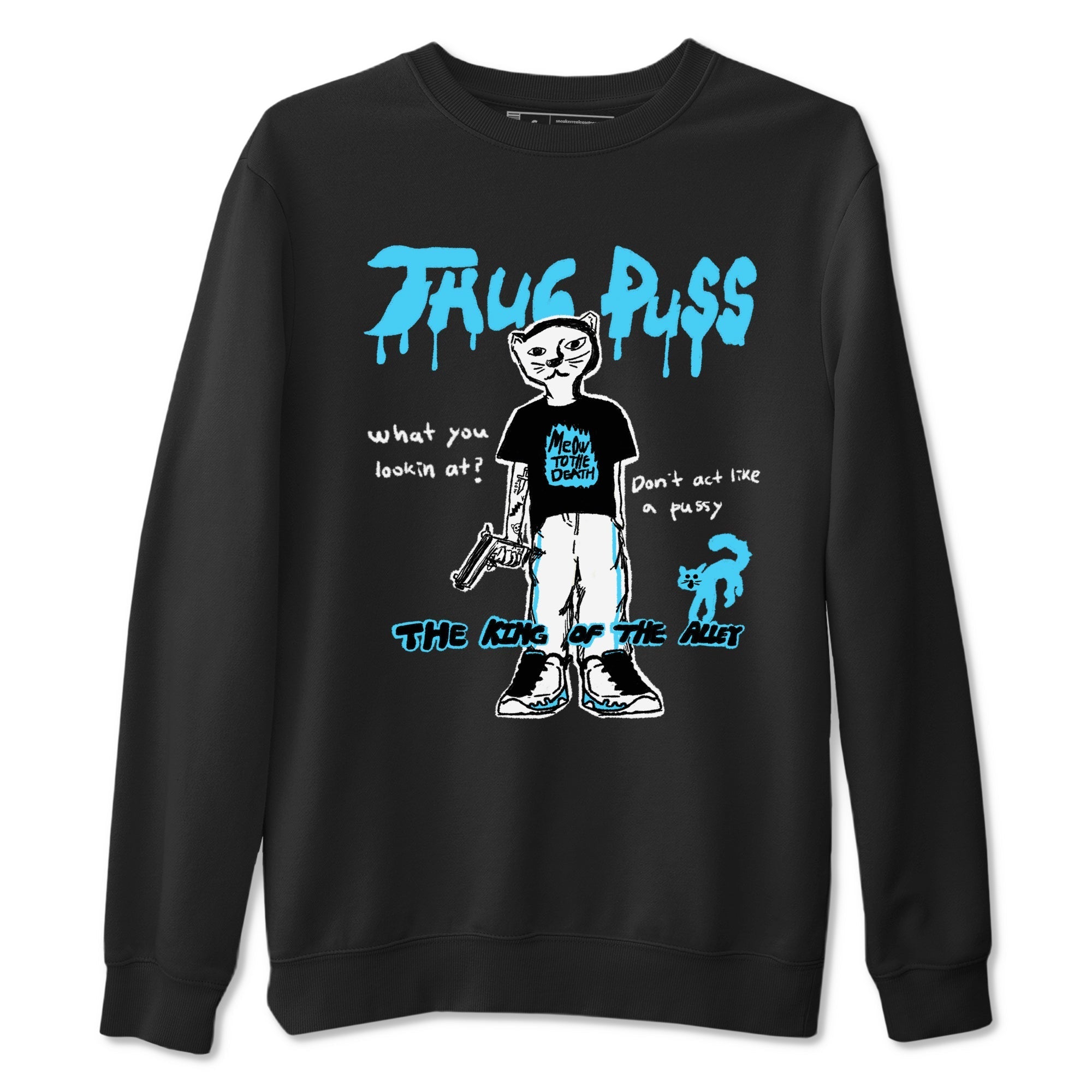 Thug Puss snkmatch Tees - Air Jordan 9 Powder Blue