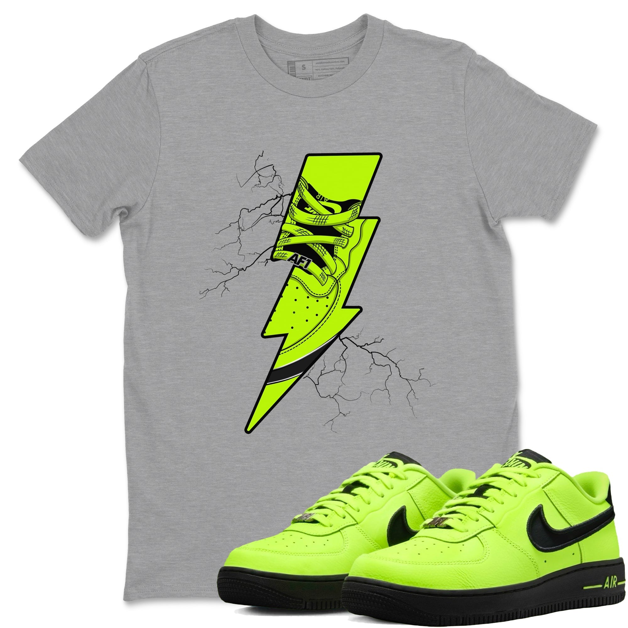 Thunder Kick snkmatch Tees - Air Force 1 Volt