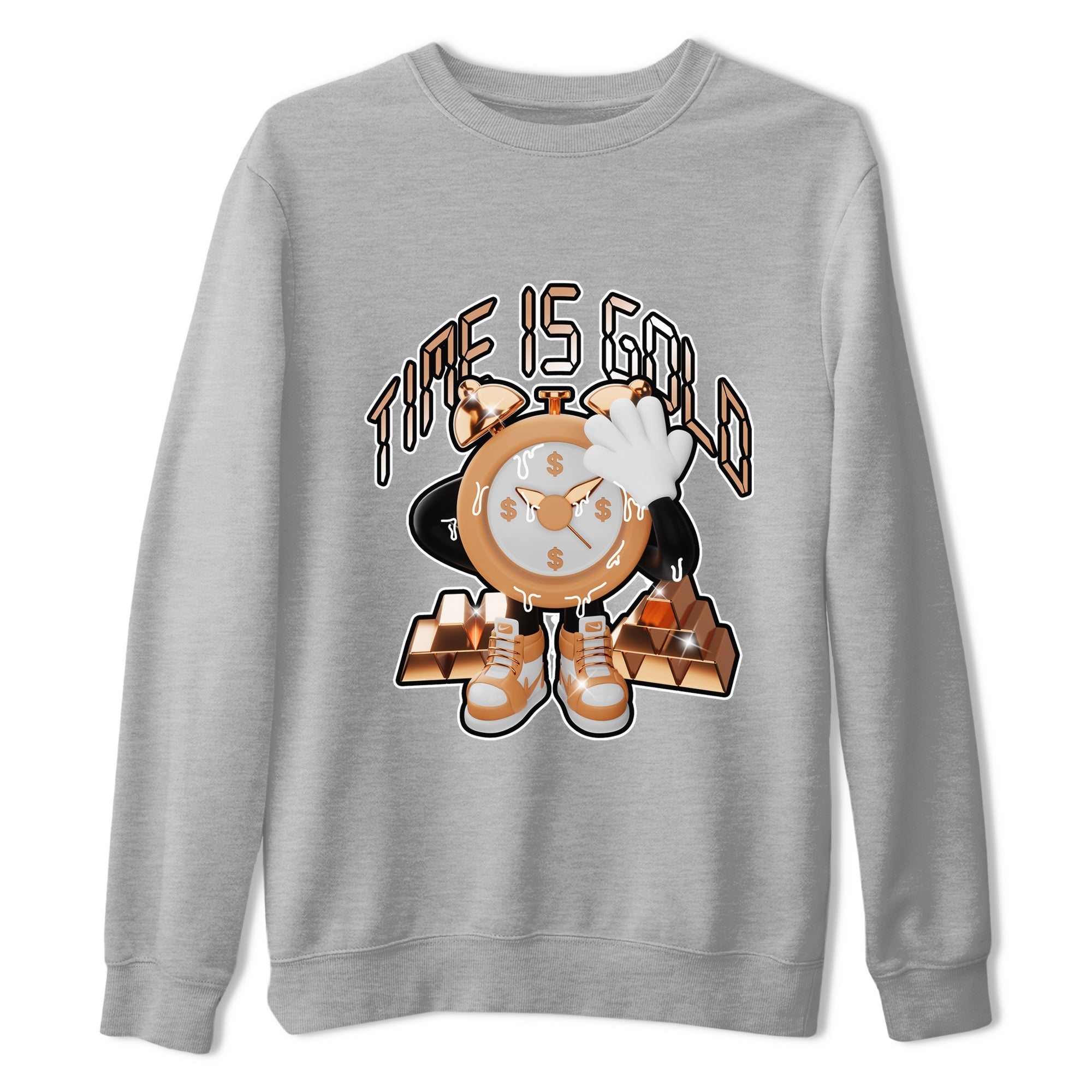Time Is Gold snkmatch Tee - Air Jordan 1 Praline