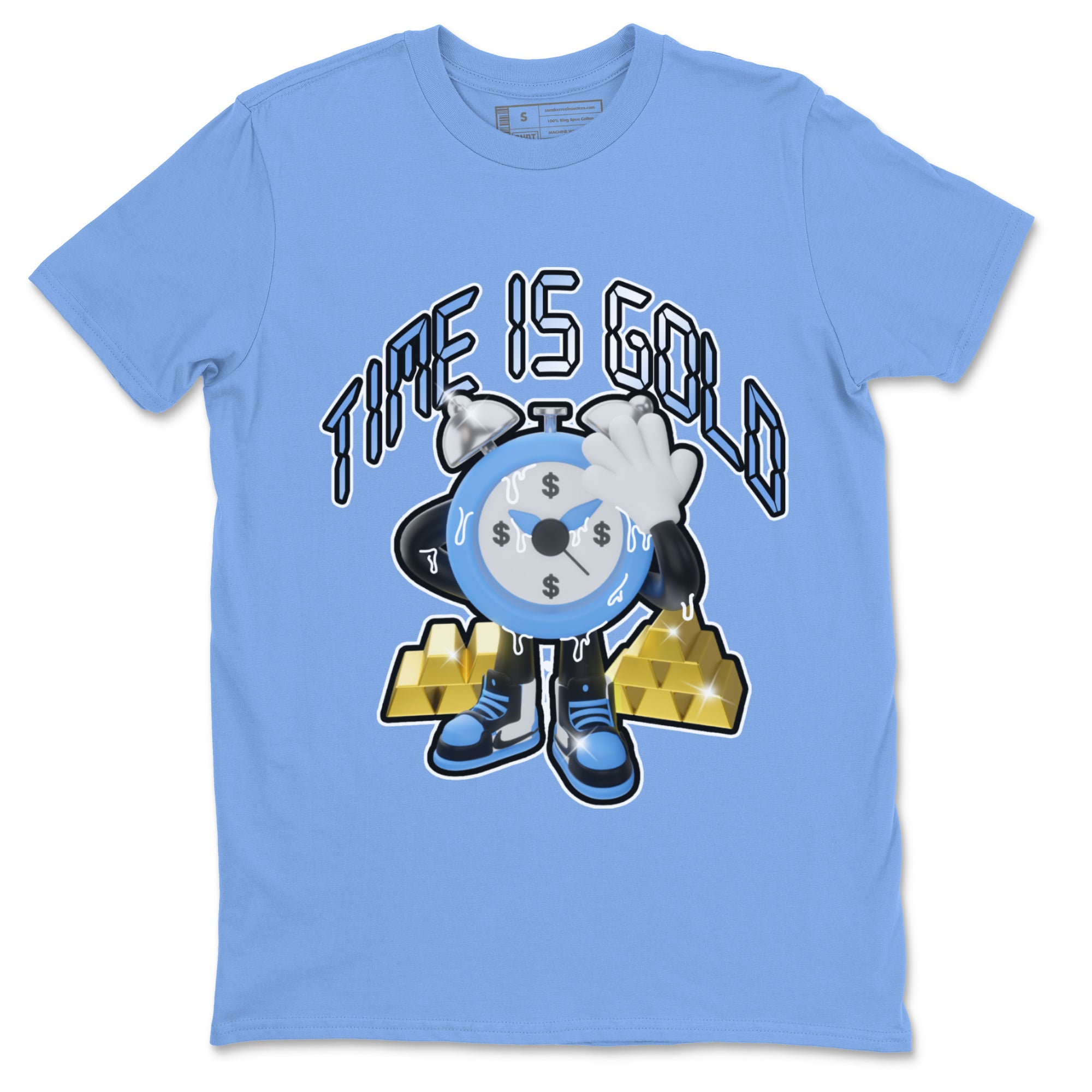 Time Is Gold snkmatch Tee - Air Jordan 1 UNC Toe