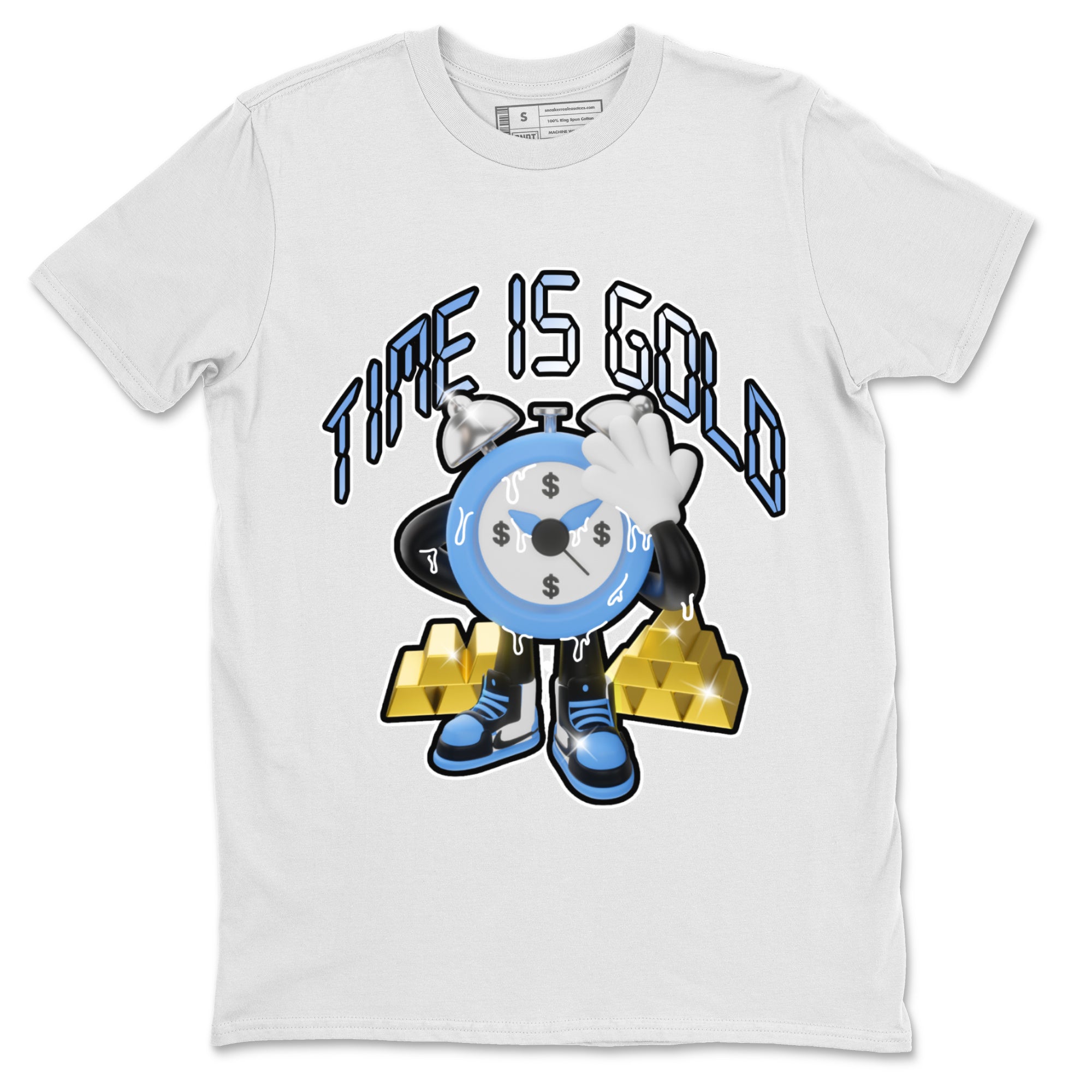 Time Is Gold snkmatch Tee - Air Jordan 1 UNC Toe
