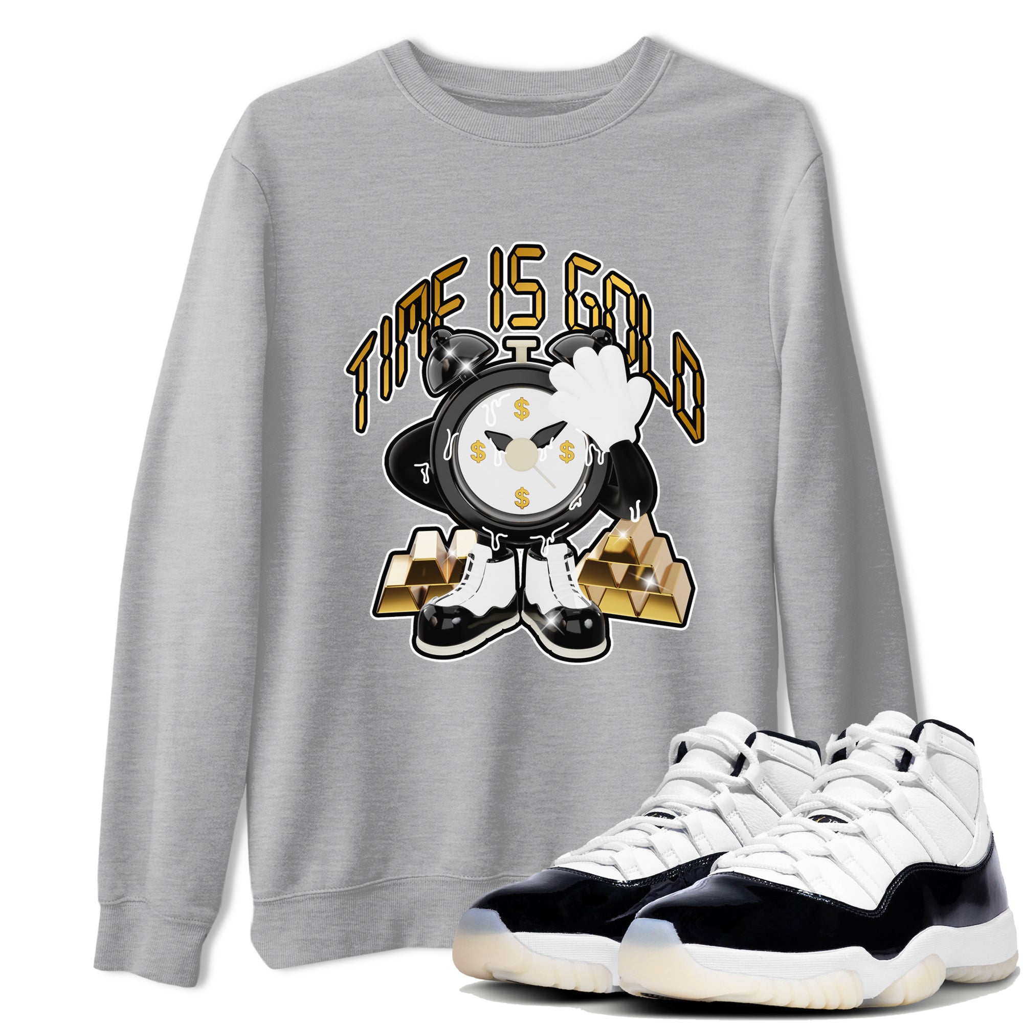 Time Is Gold snkmatch Tee - Air Jordan 11 Gratitude