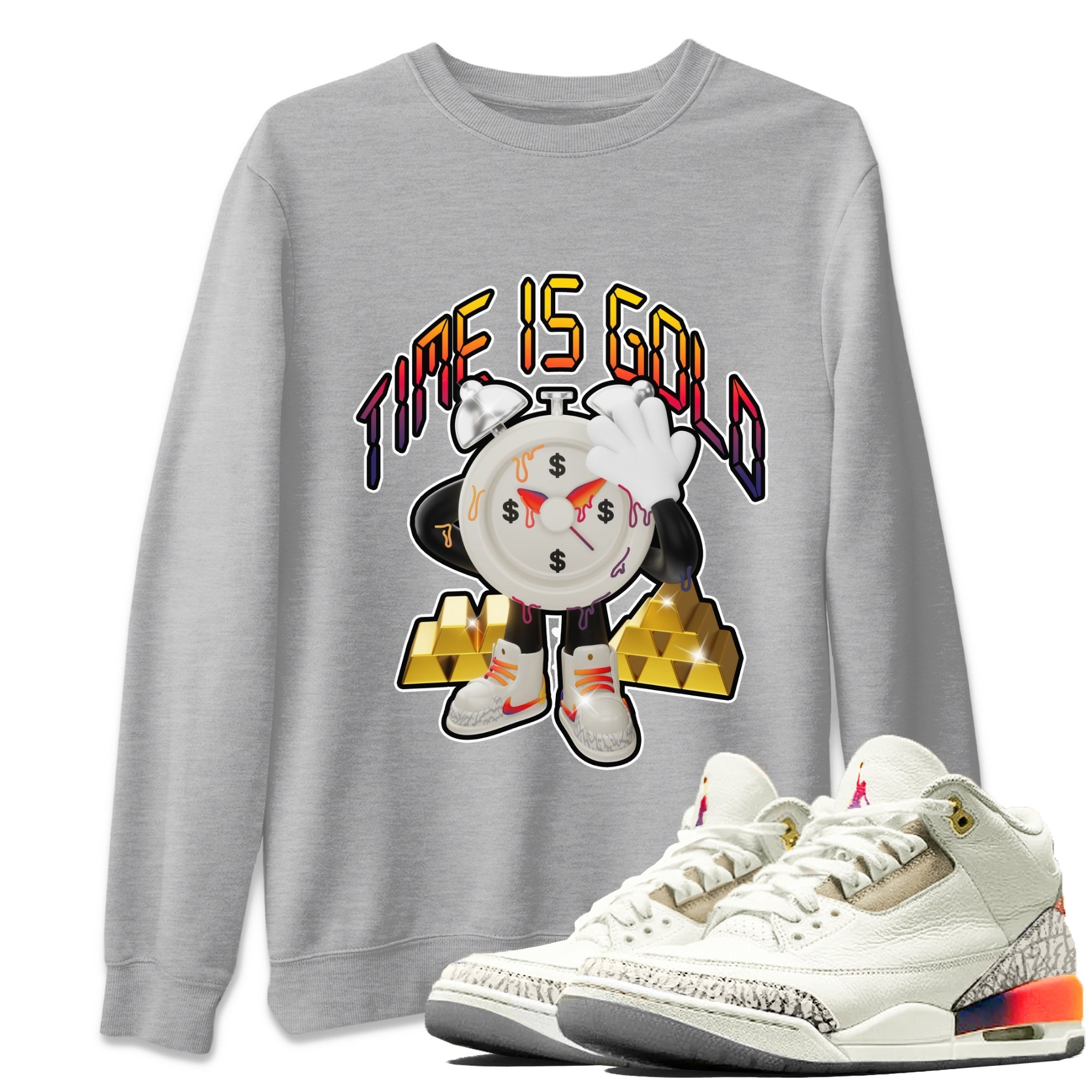 Time Is Gold snkmatch Tee - Air Jordan 3 J Balvin