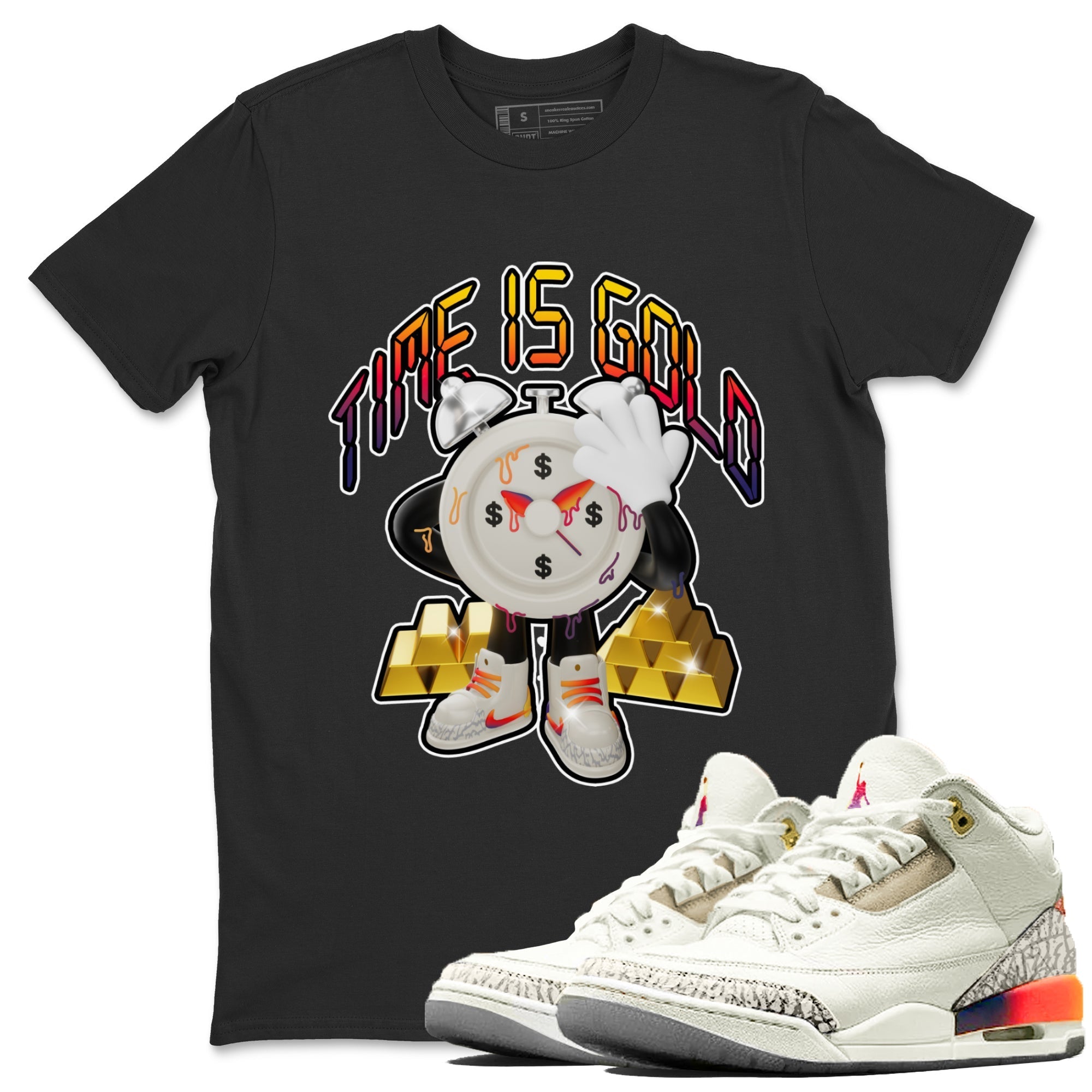 Time Is Gold snkmatch Tee - Air Jordan 3 J Balvin