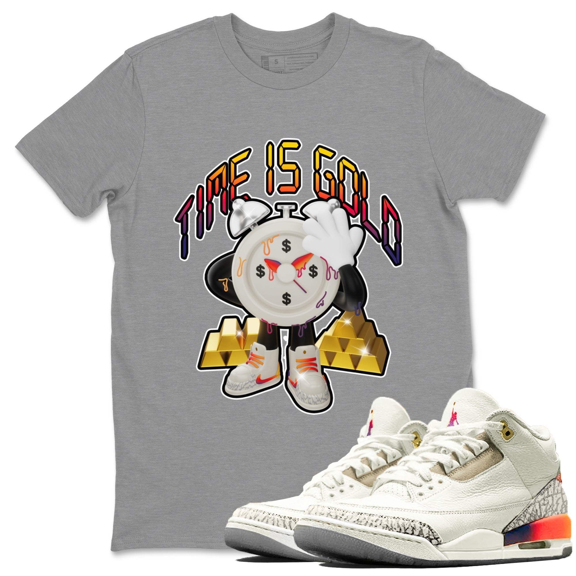 Time Is Gold snkmatch Tee - Air Jordan 3 J Balvin