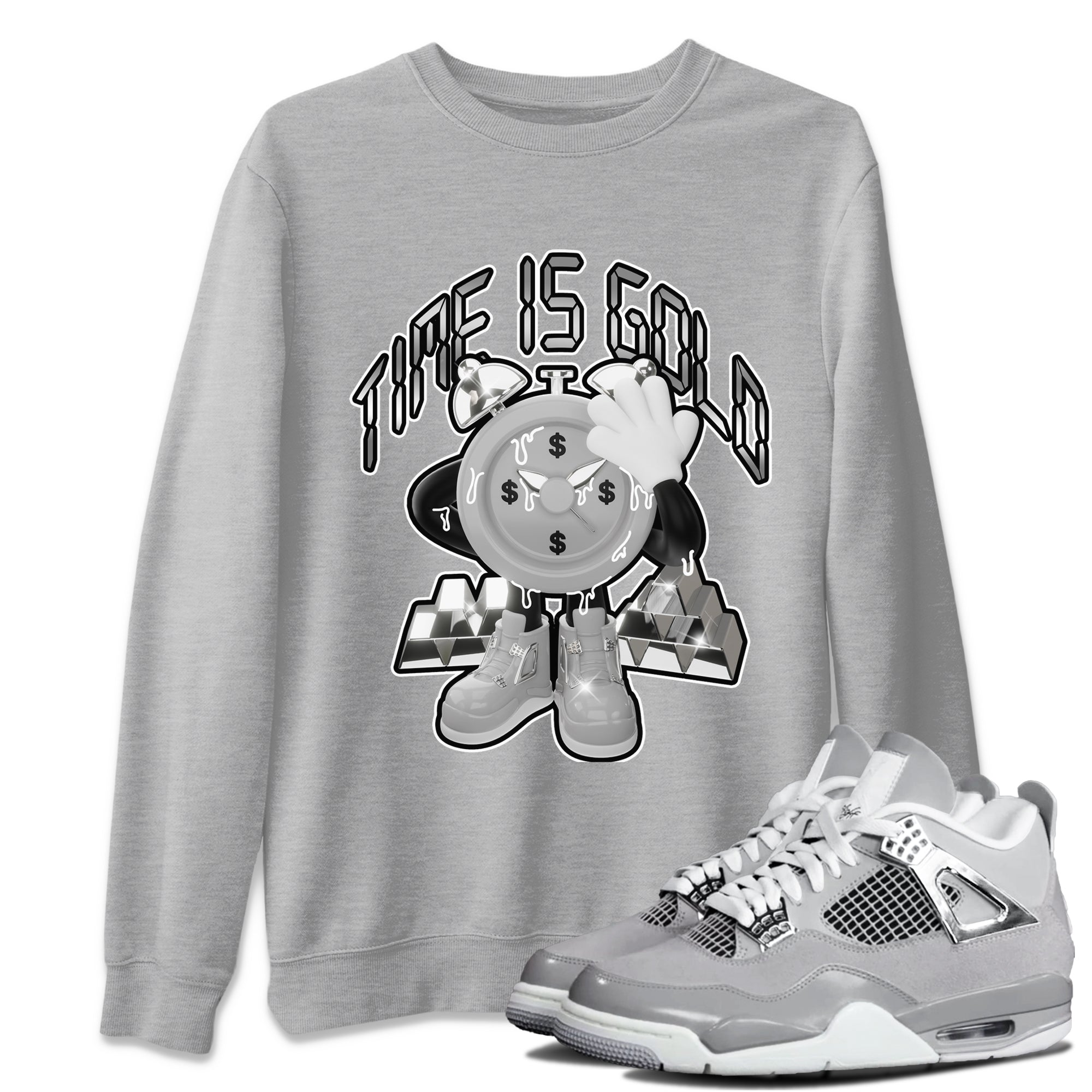 Time Is Gold snkmatch Tee - Air Jordan 4 Frozen Moments