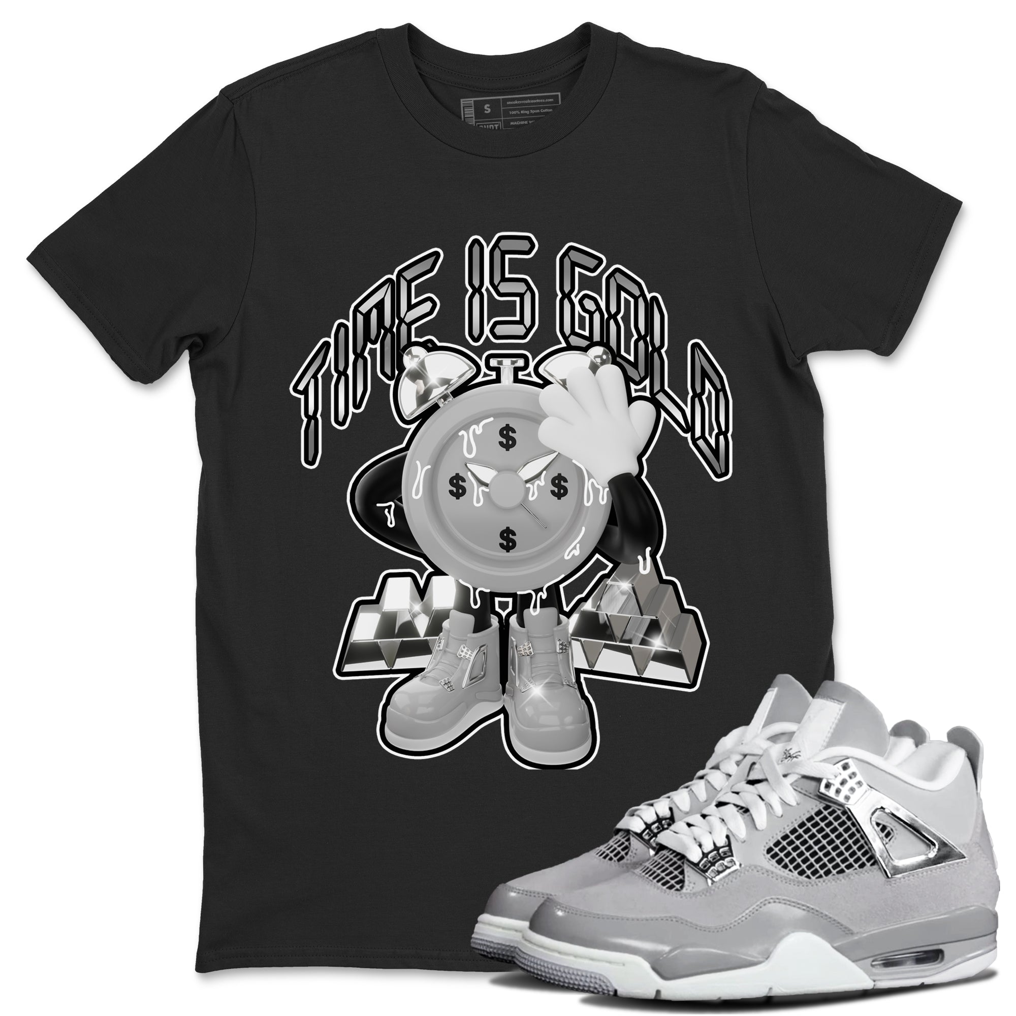 Time Is Gold snkmatch Tee - Air Jordan 4 Frozen Moments