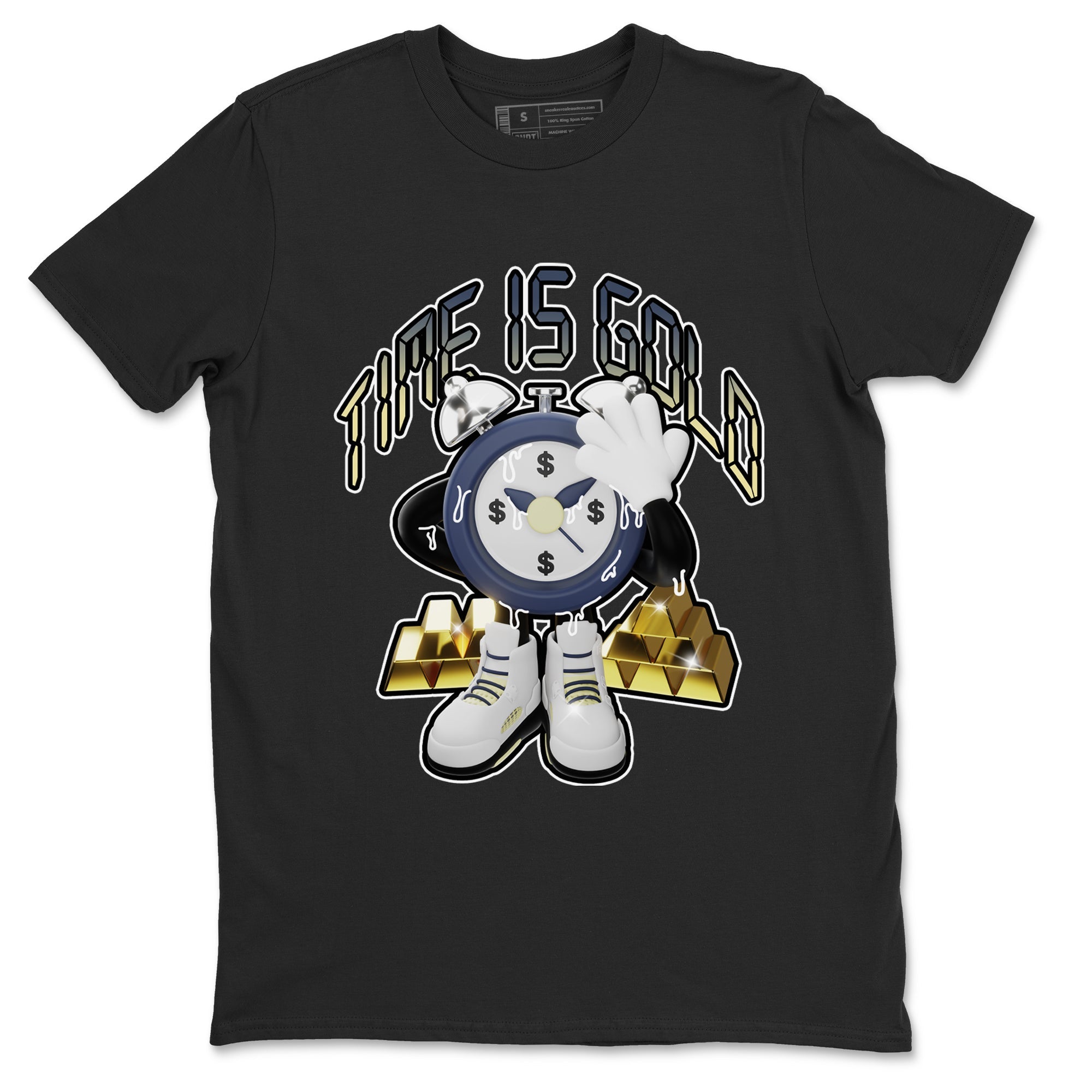 Time Is Gold snkmatch Tee - Air Jordan 5 A Ma Maniere x Photon Dust