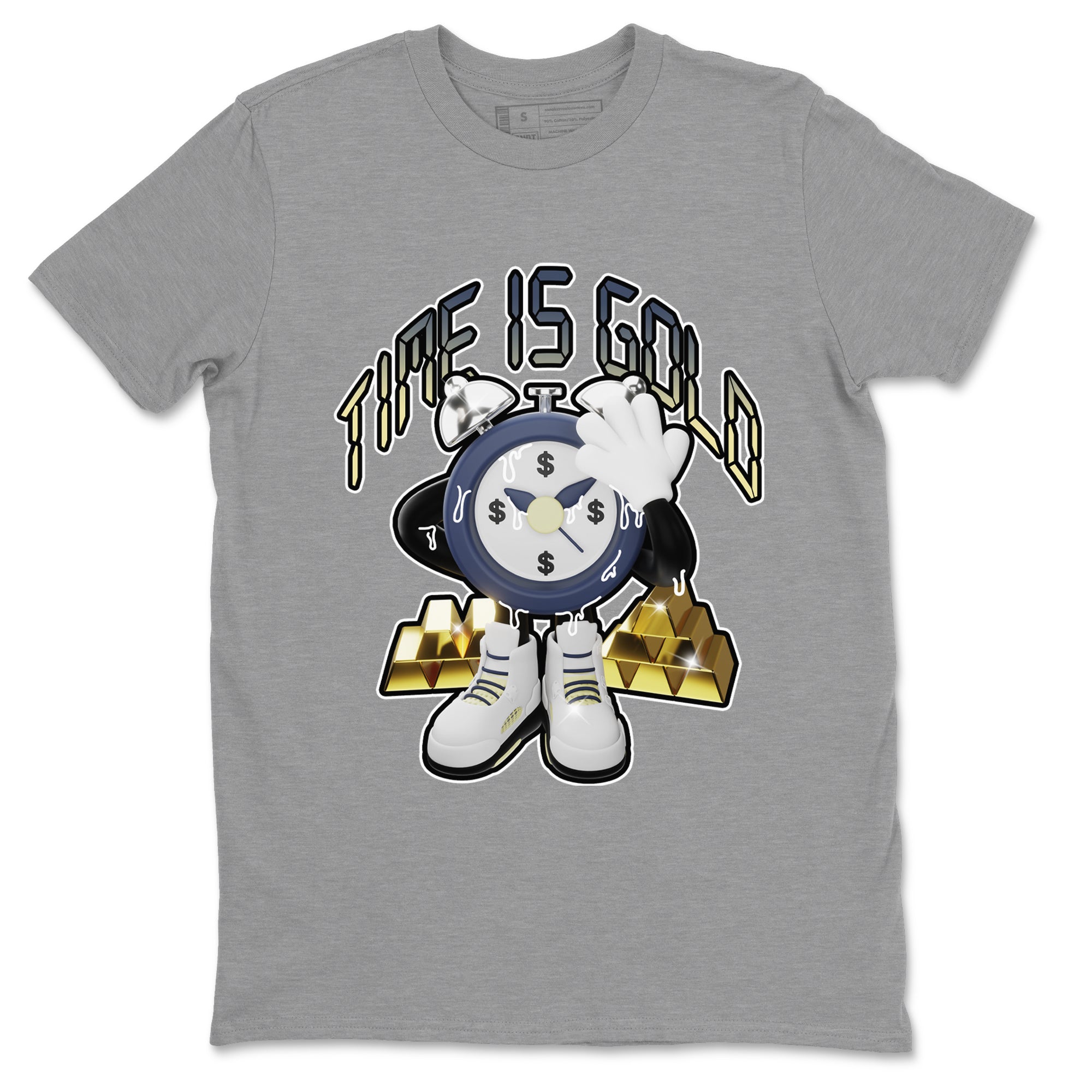 Time Is Gold snkmatch Tee - Air Jordan 5 A Ma Maniere x Photon Dust
