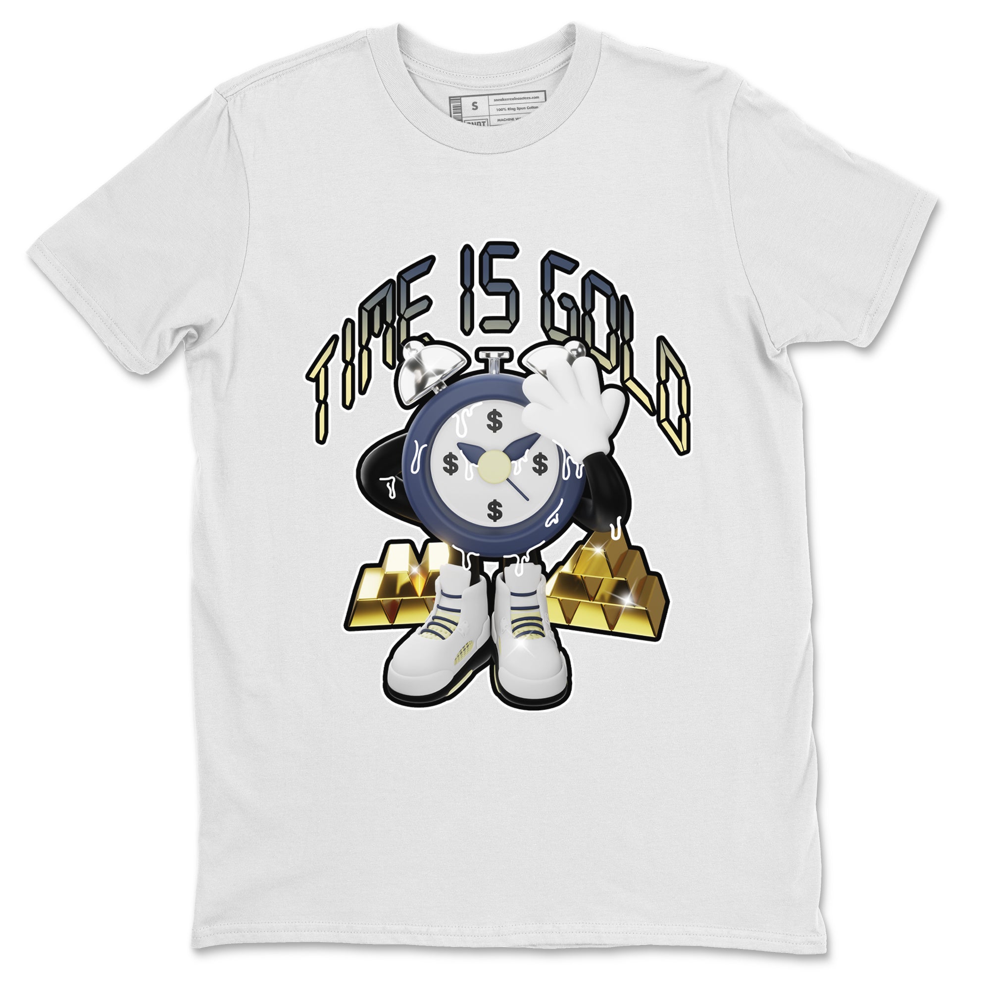 Time Is Gold snkmatch Tee - Air Jordan 5 A Ma Maniere x Photon Dust