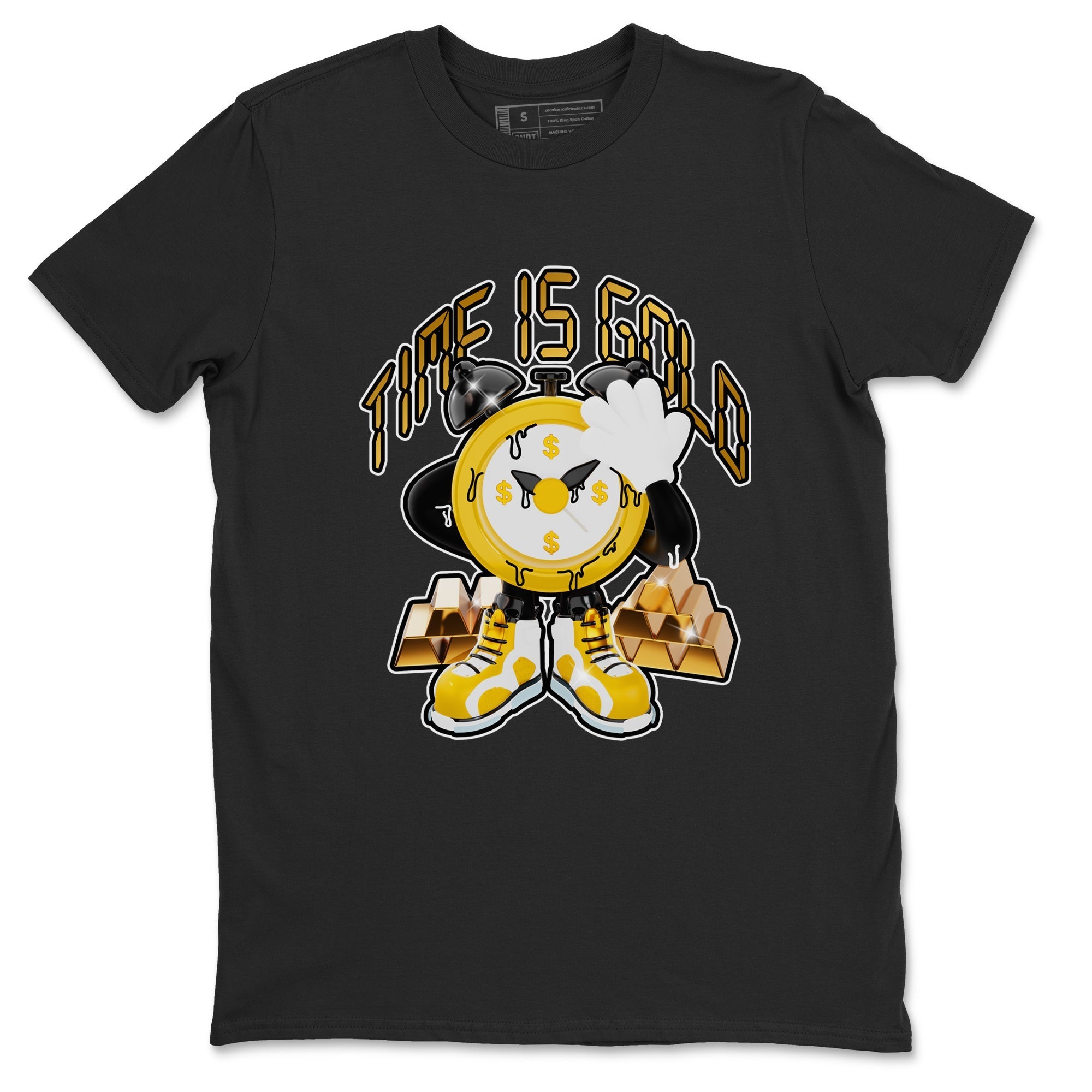Time Is Gold snkmatch Tee - Air Jordan 6 Yellow Ochre