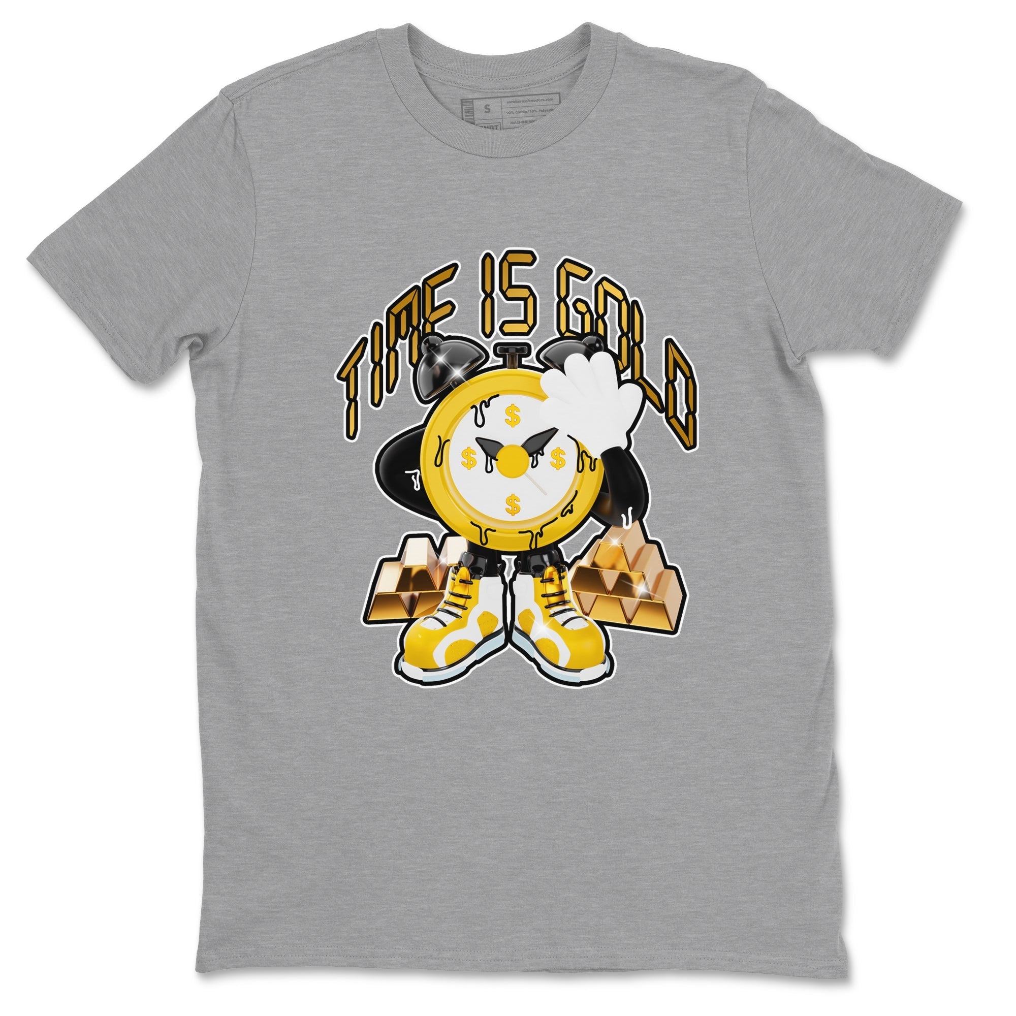 Time Is Gold snkmatch Tee - Air Jordan 6 Yellow Ochre