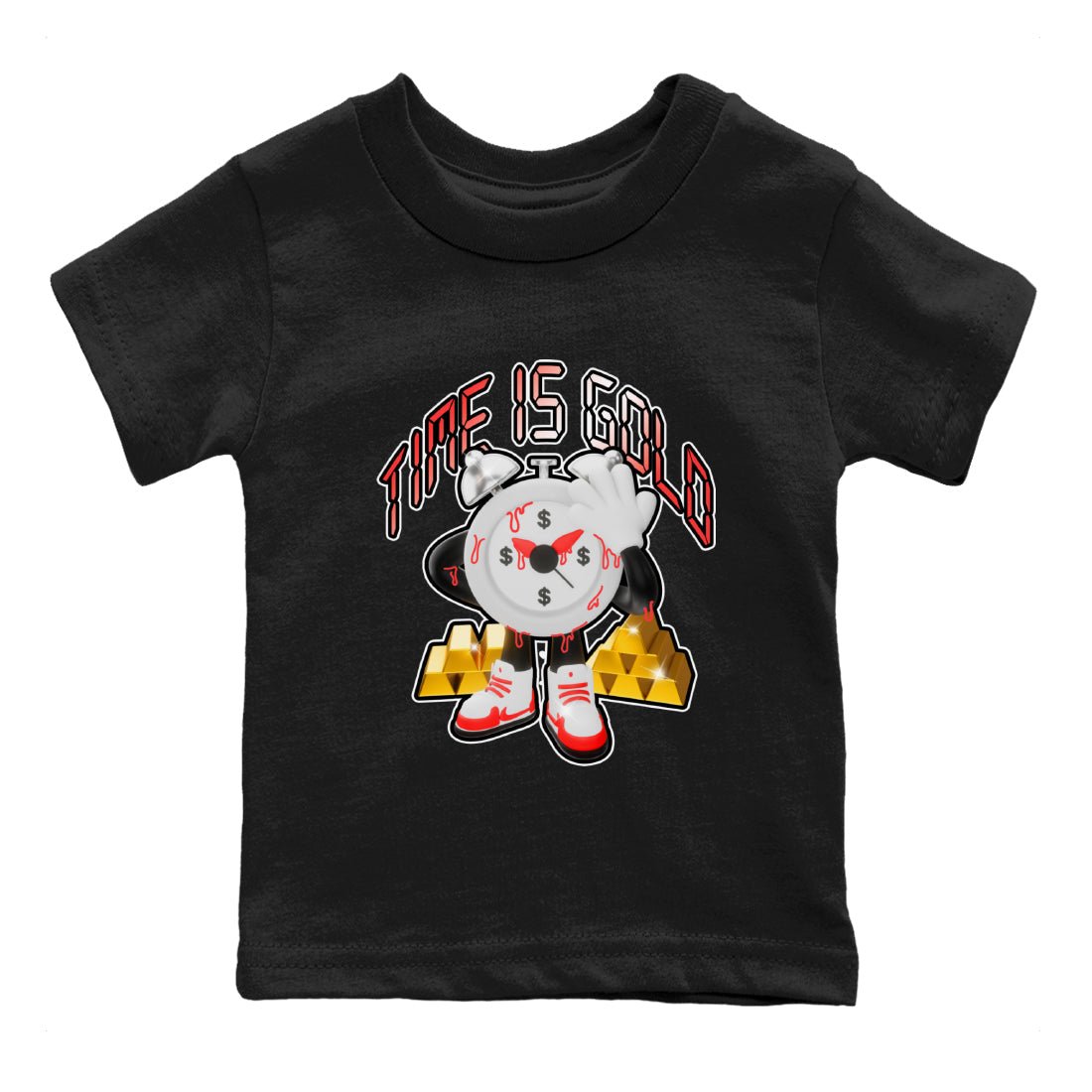 Time Is Gold snkmatch Tee Kids - Air Jordan 7 White Infrared