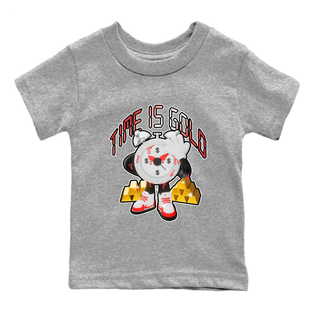 Time Is Gold snkmatch Tee Kids - Air Jordan 7 White Infrared