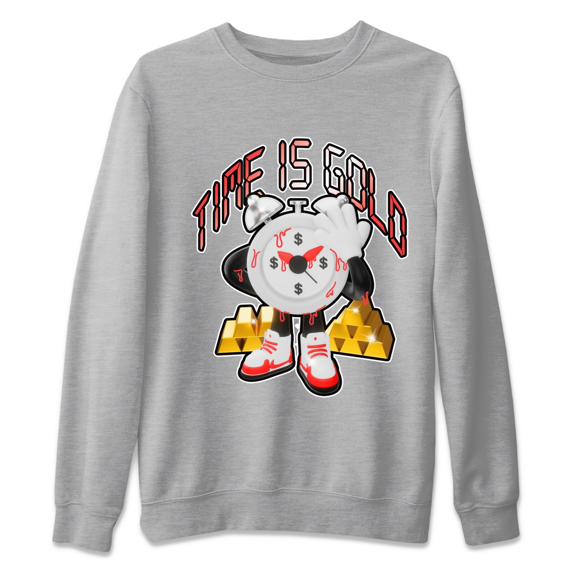 Time Is Gold snkmatch Tee - Air Jordan 7 White Infrared
