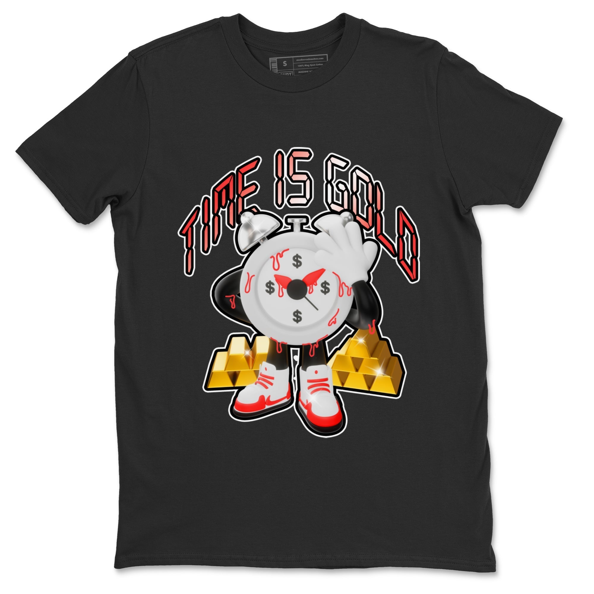 Time Is Gold snkmatch Tee - Air Jordan 7 White Infrared