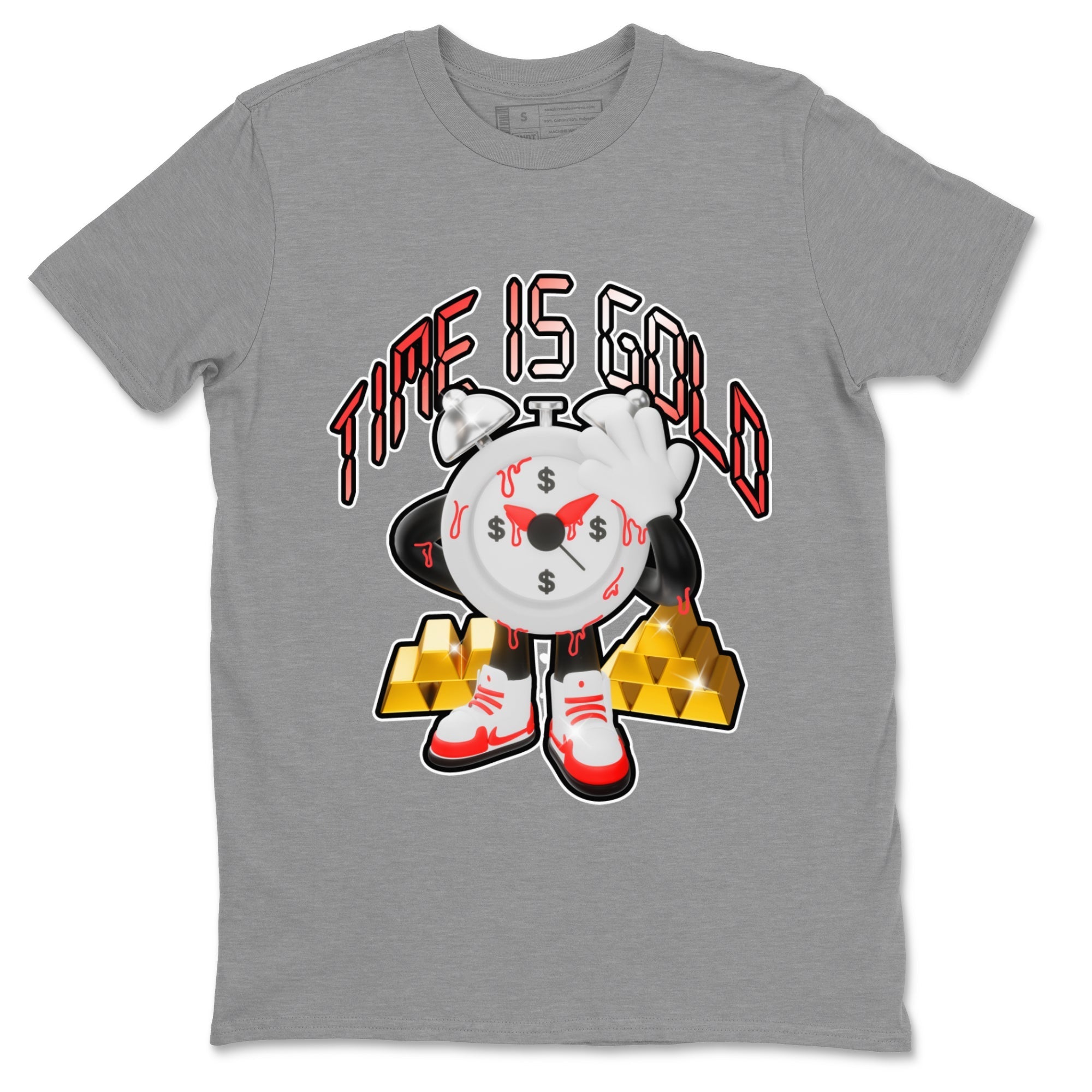 Time Is Gold snkmatch Tee - Air Jordan 7 White Infrared