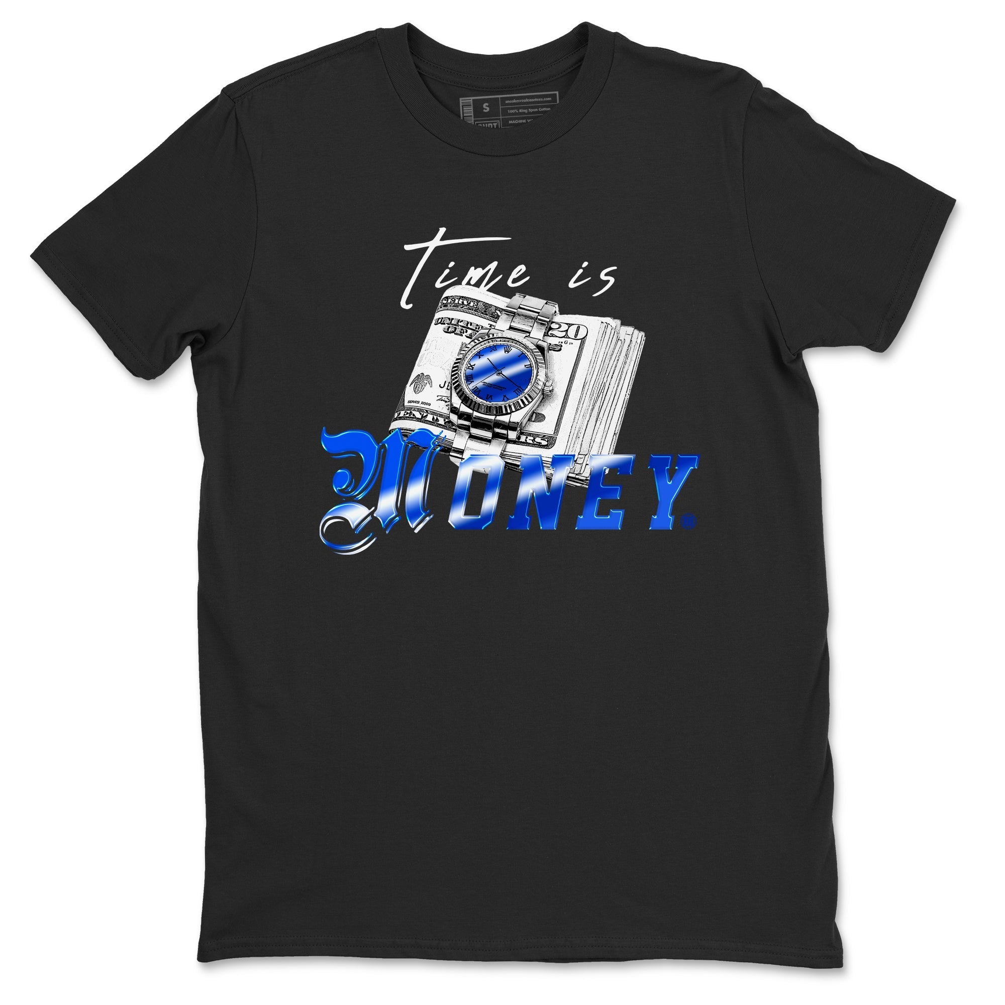 Time Is Money snkmatch Tees - Air Foamposite One Royal