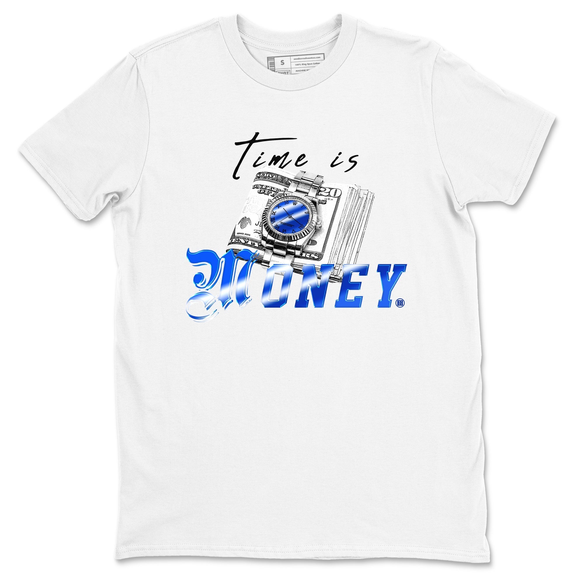 Time Is Money snkmatch Tees - Air Foamposite One Royal
