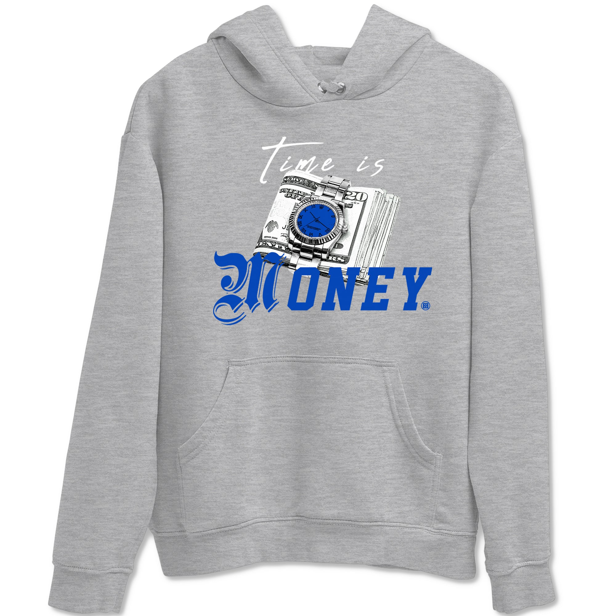 Time Is Money snkmatch Tees - Air Jordan 1 Game Royal