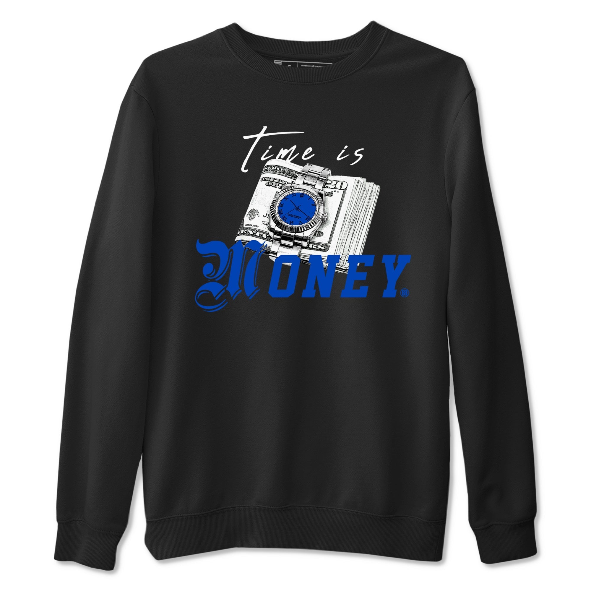 Time Is Money snkmatch Tees - Air Jordan 1 Game Royal
