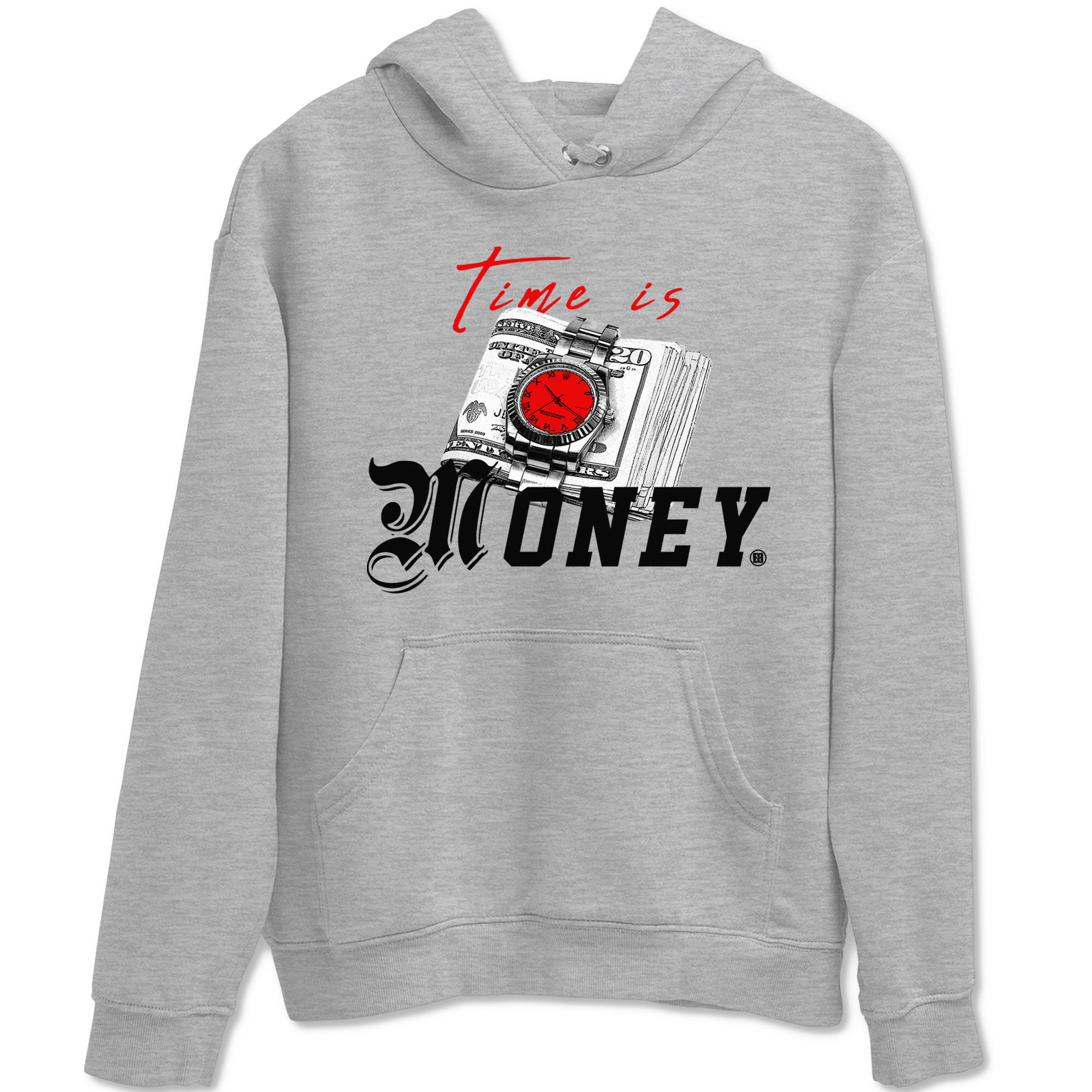 Time Is Money snkmatch Tees - Air Jordan 4 Bred Reimagined