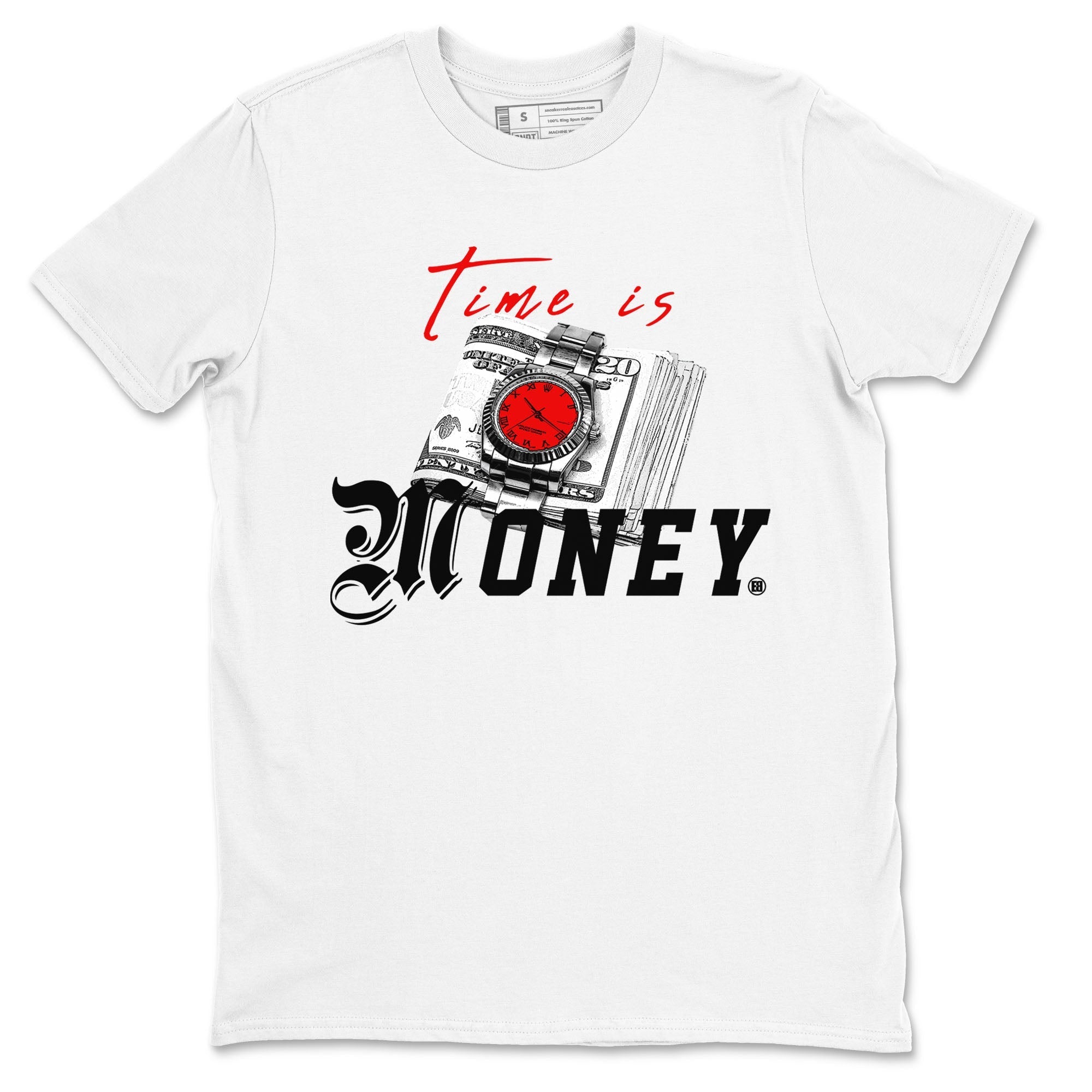 Time Is Money snkmatch Tees - Air Jordan 4 Bred Reimagined