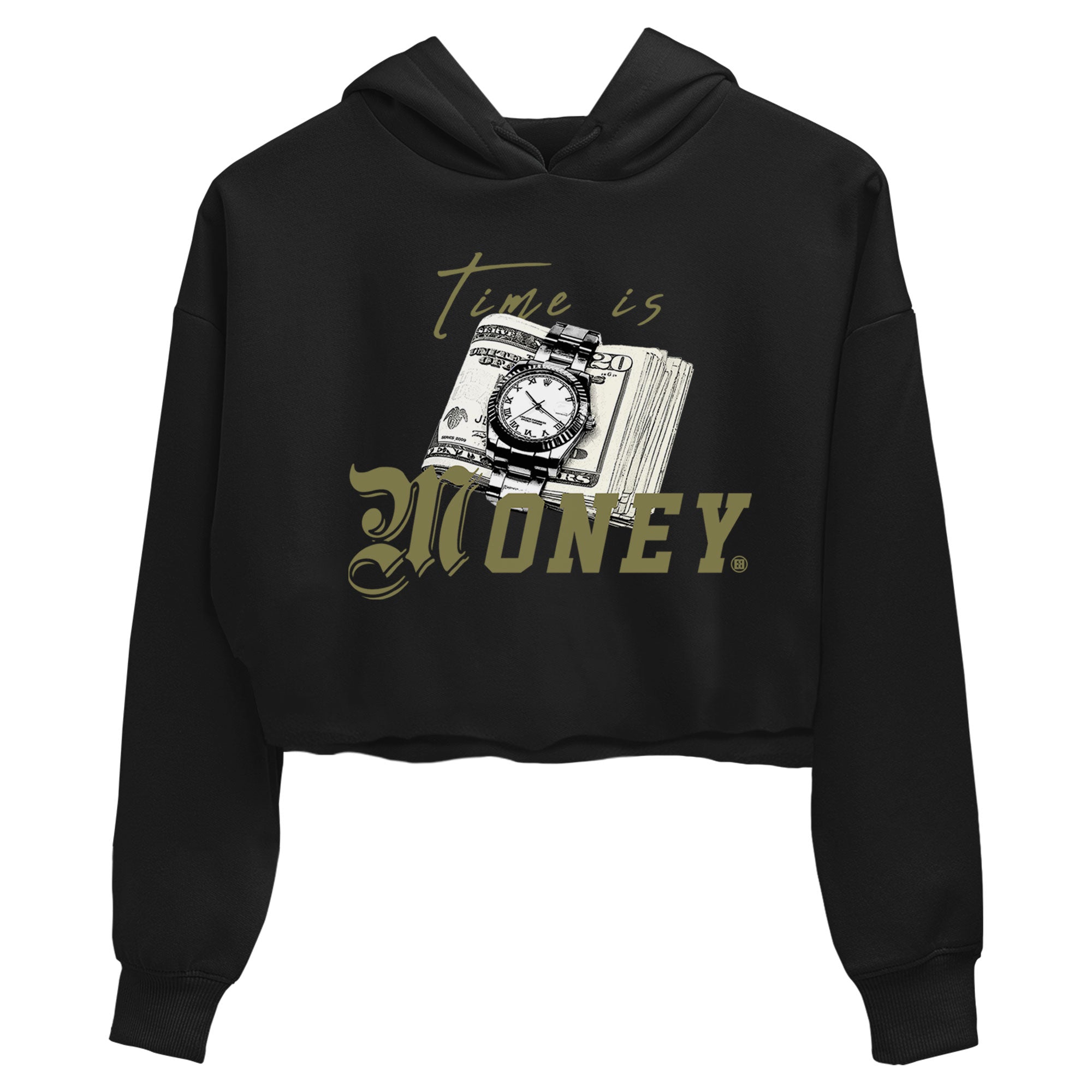 Time Is Money snkmatch Women's Top - Air Jordan 4 Medium Olive