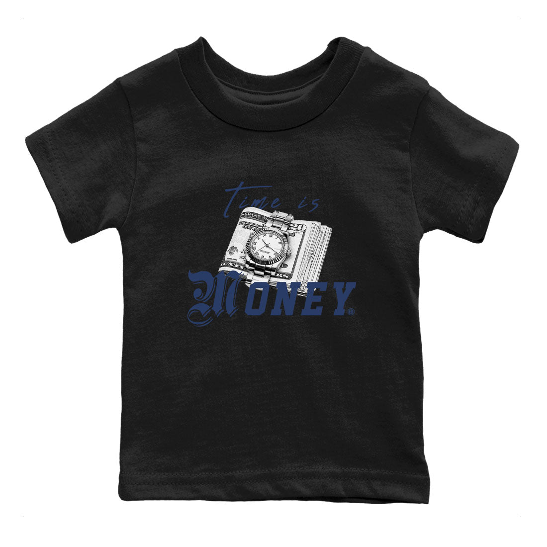 Time Is Money snkmatch Tee Kids - Air Jordan 5 Georgetown