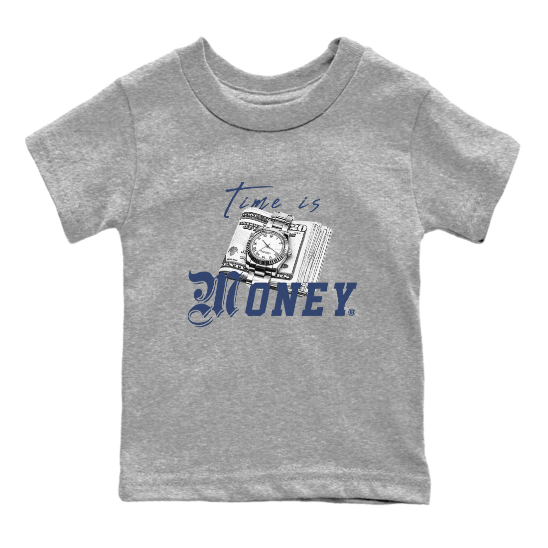 Time Is Money snkmatch Tee Kids - Air Jordan 5 Georgetown