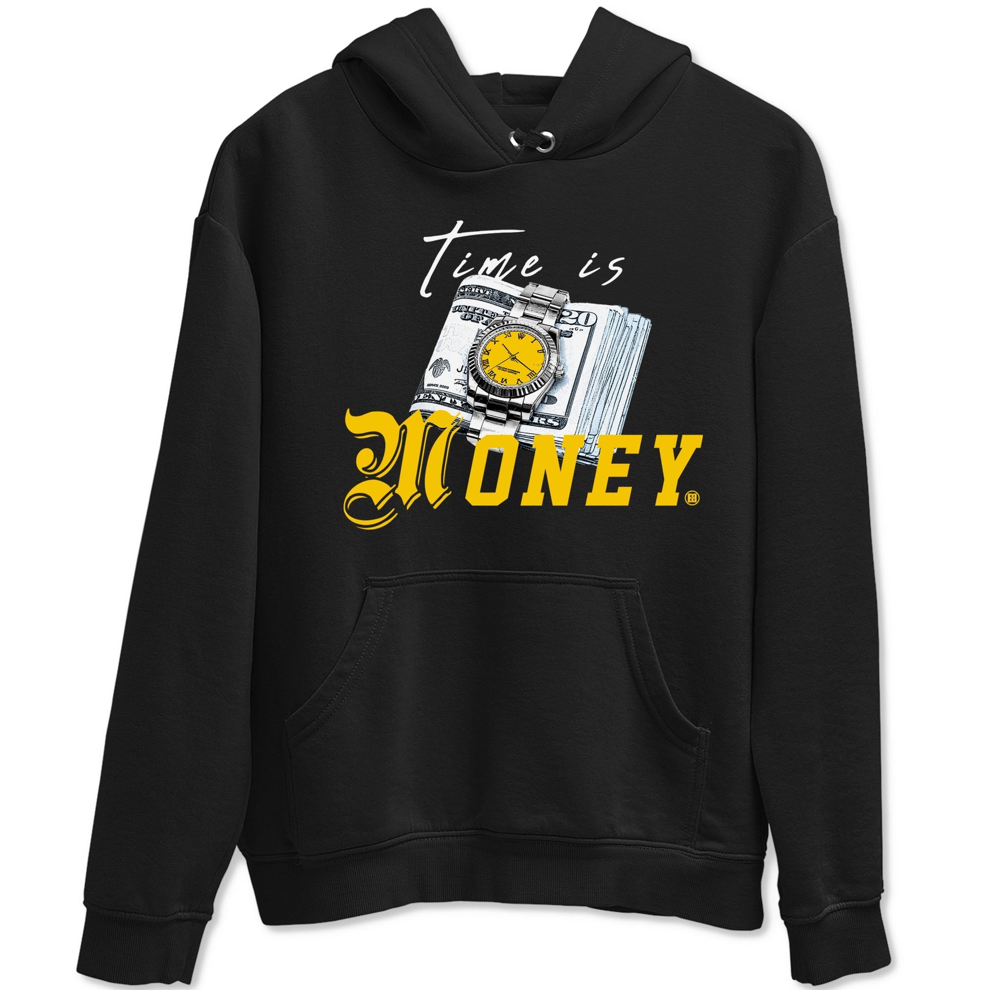 Time Is Money snkmatch Tees - Air Jordan 6 Yellow Ochre