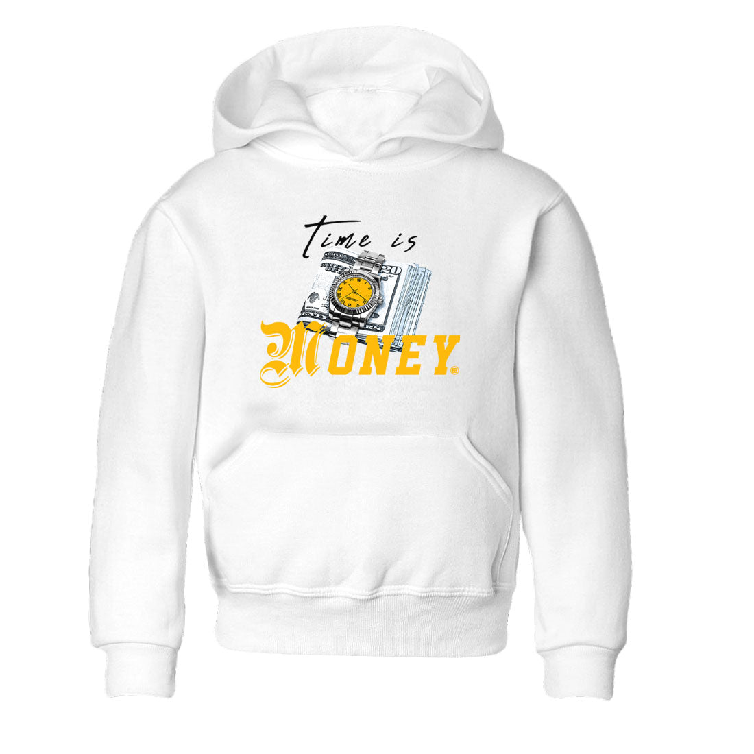 Time Is Money snkmatch Tees Kids - Air Jordan 6 Yellow Ochre
