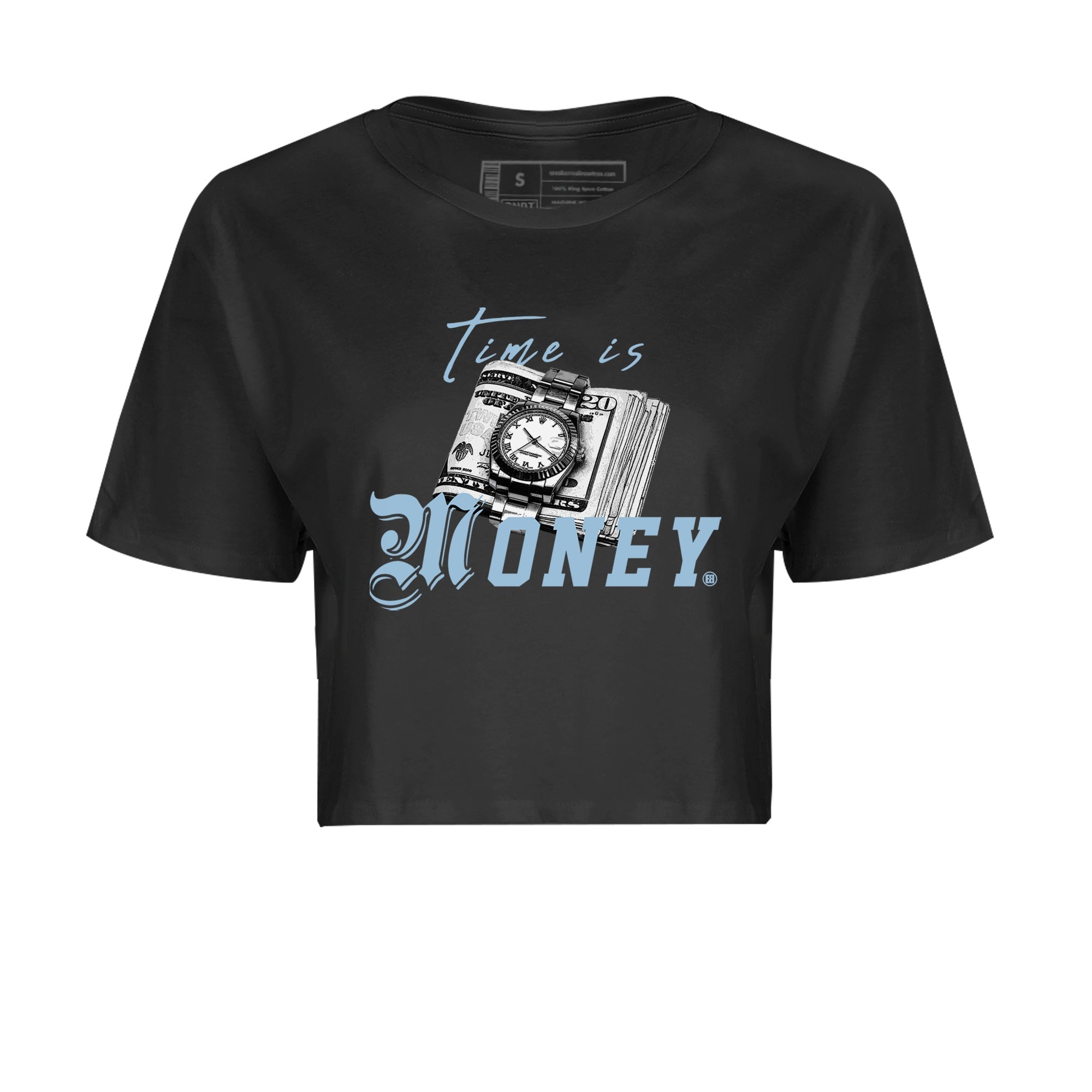 Time Is Money Women's Tops - Air Jordan 7 Chambray
