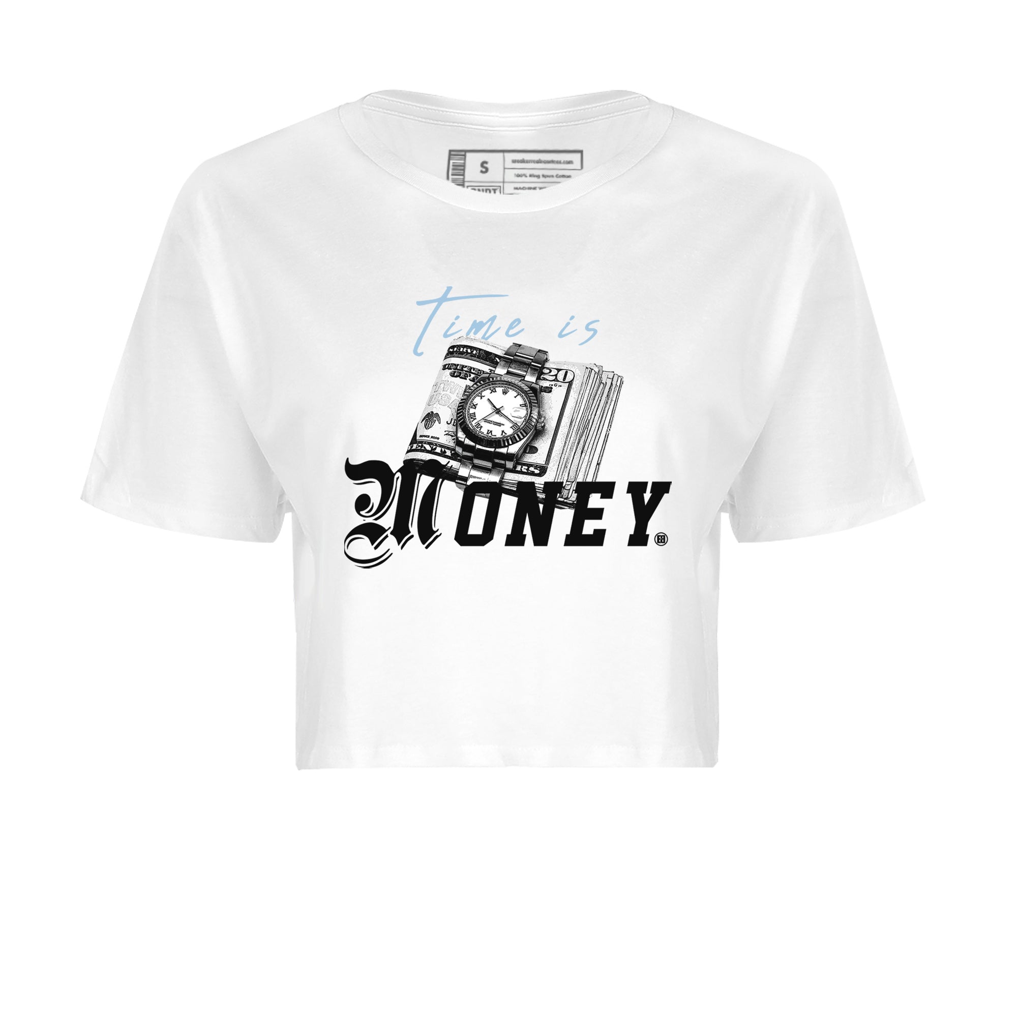 Time Is Money Women's Tops - Air Jordan 7 Chambray