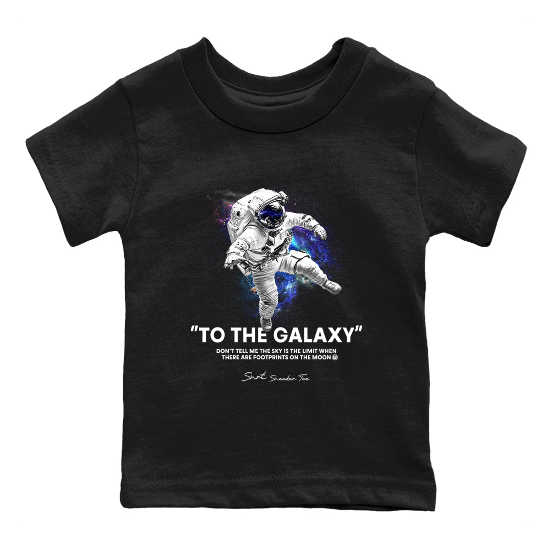 To The Galaxy snkmatch Tees Kids - Air Foamposite One Galaxy