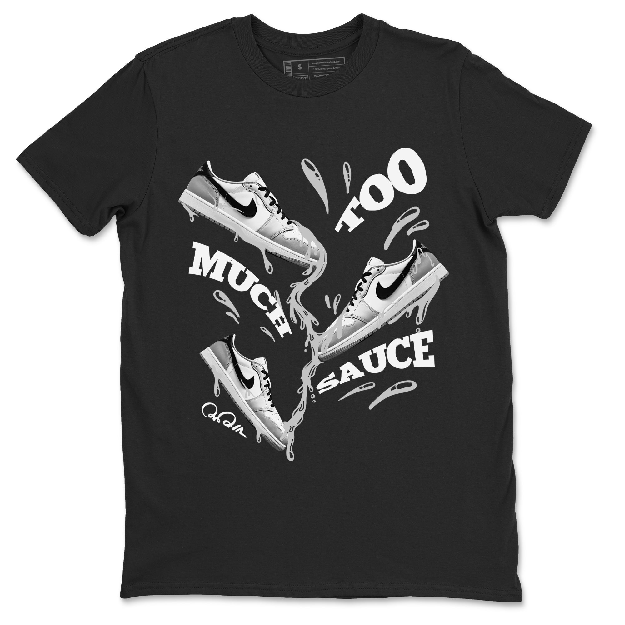 Too Much Sauce snkmatch Tees - Air Jordan 1 Wolf Grey