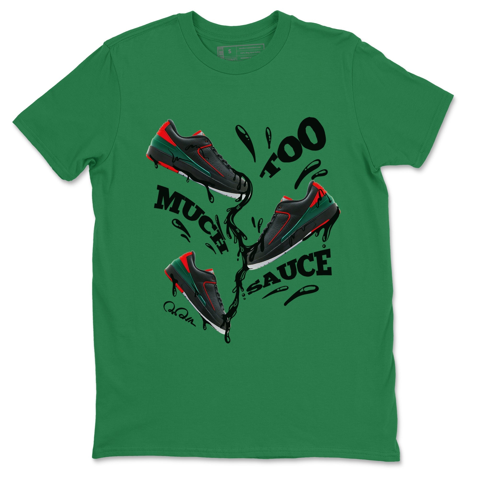 Too Much Sauce snkmatch Tee - Air Jordan 2 Christmas