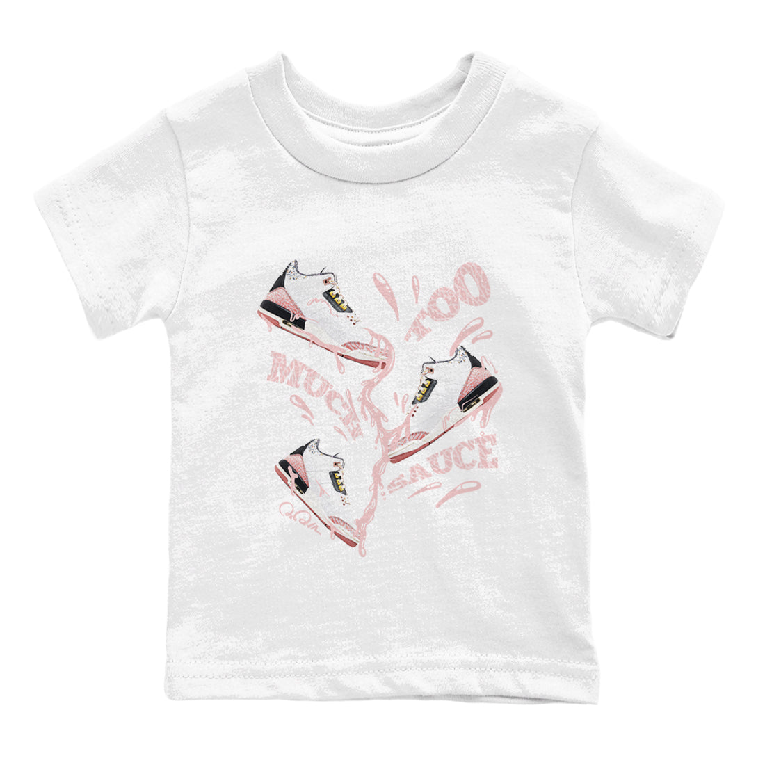 Too Much Sauce snkmatch Tees Kids - Air Jordan 3 Vintage Floral