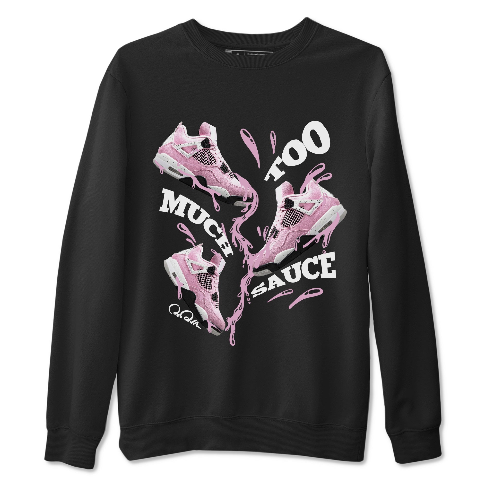 Too Much Sauce snkmatch Tees - Air Jordan 4 Orchid