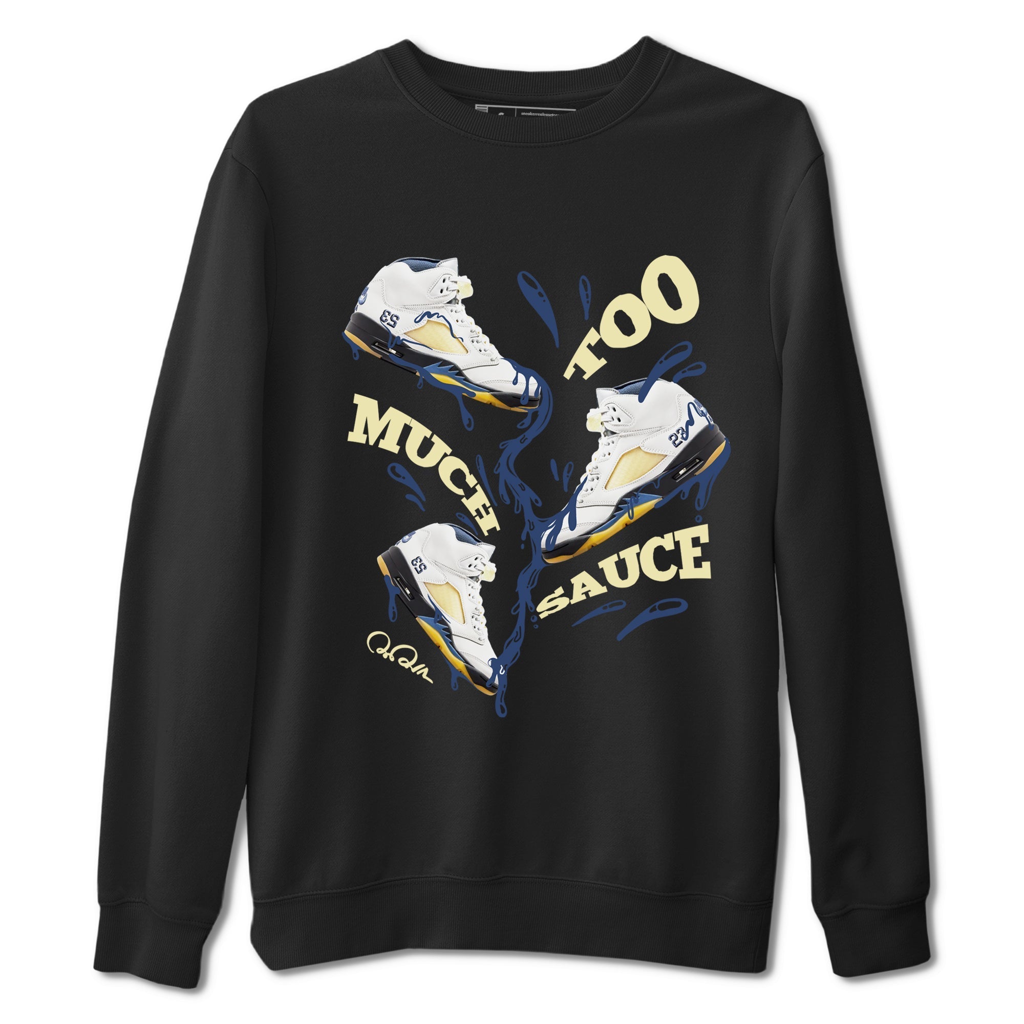 Too Much Sauce snkmatch Tee - Air Jordan 5 A Ma Maniere x Photon Dust